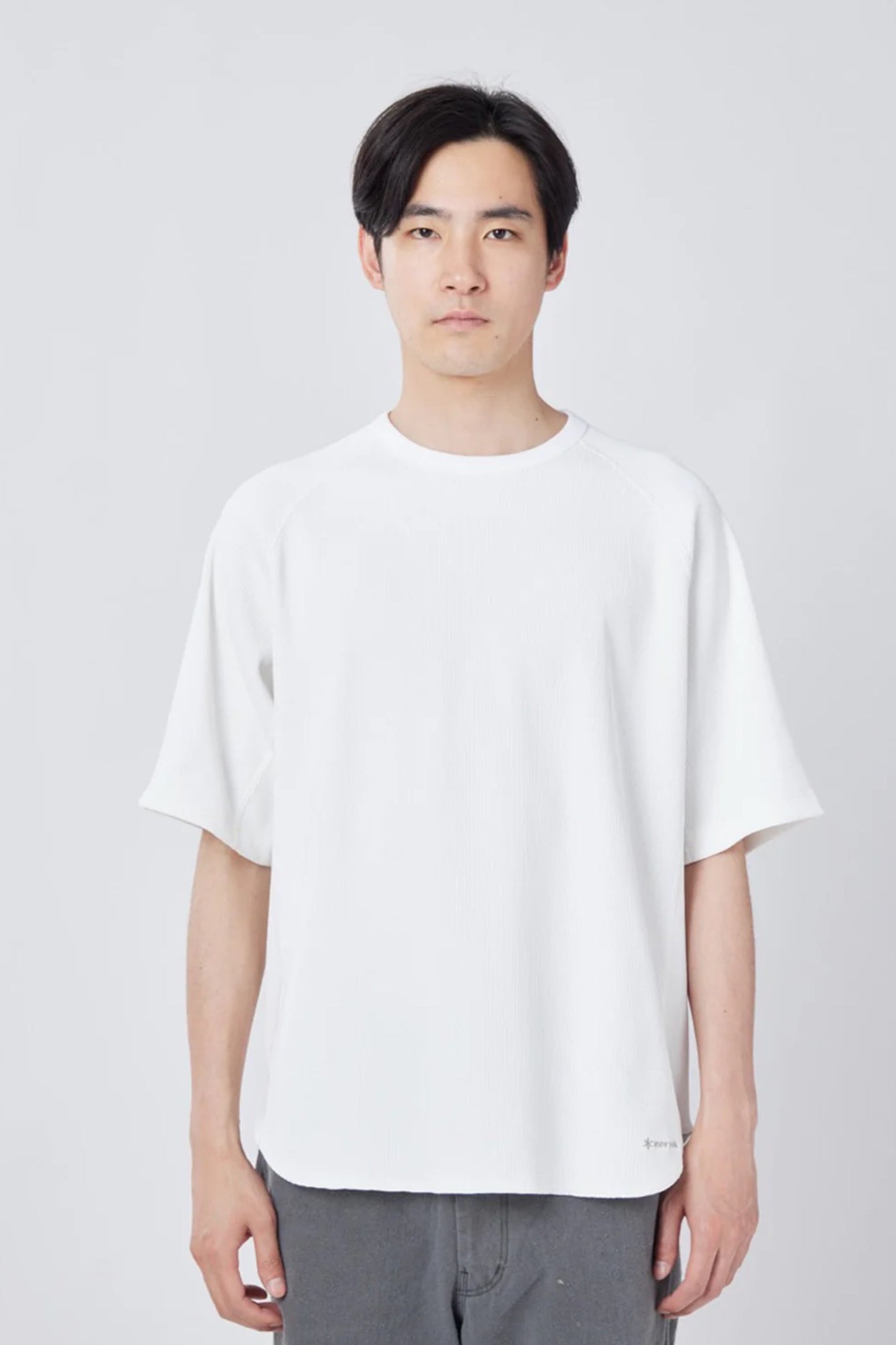 Snow Peak Dry Waffle T-Shirt Off White | T-Shirt Tricot Gaufré Performance | Edgar Bdx