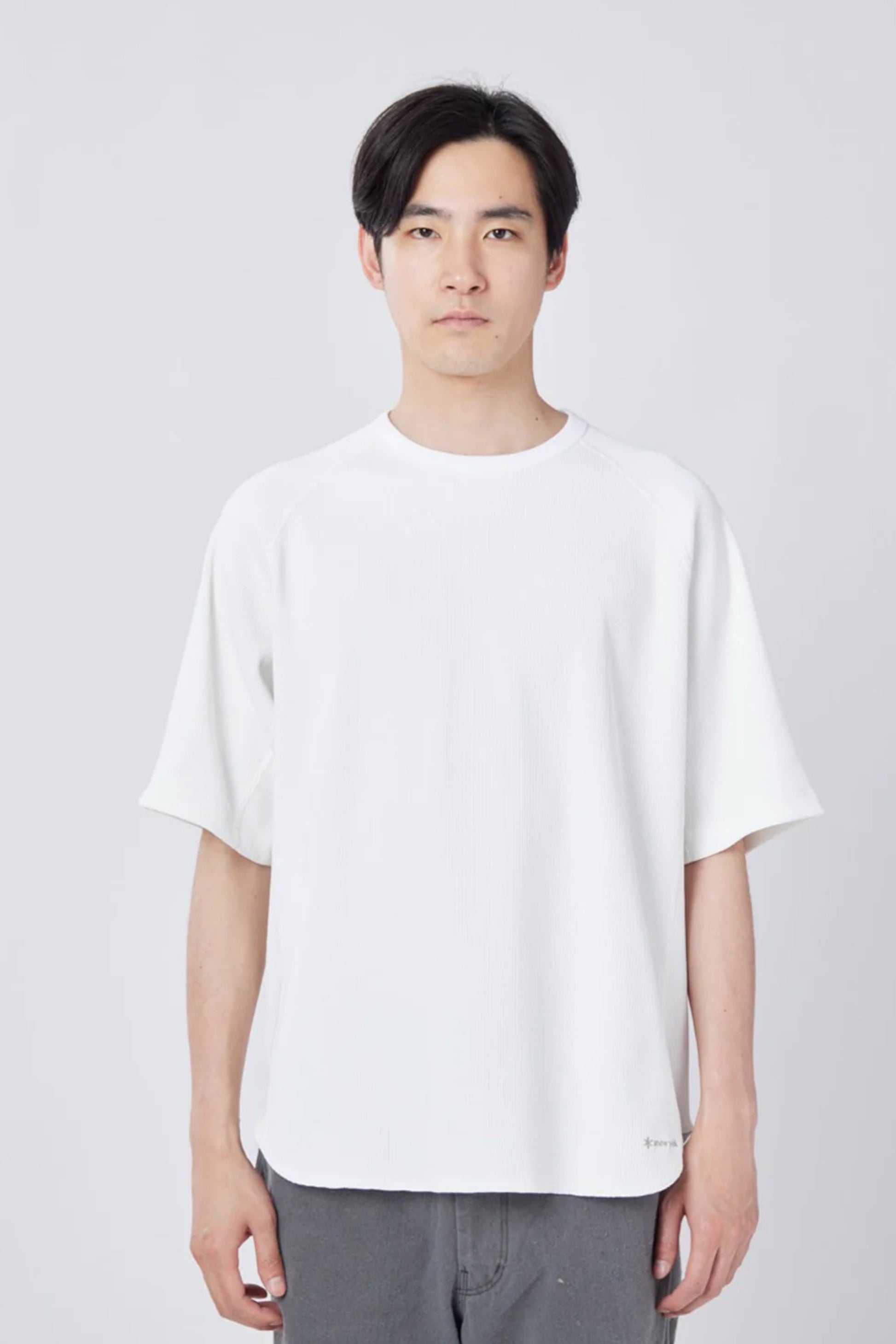 Snow Peak Dry Waffle T-Shirt Off White | T-Shirt Tricot Gaufré Performance | Edgar Bdx