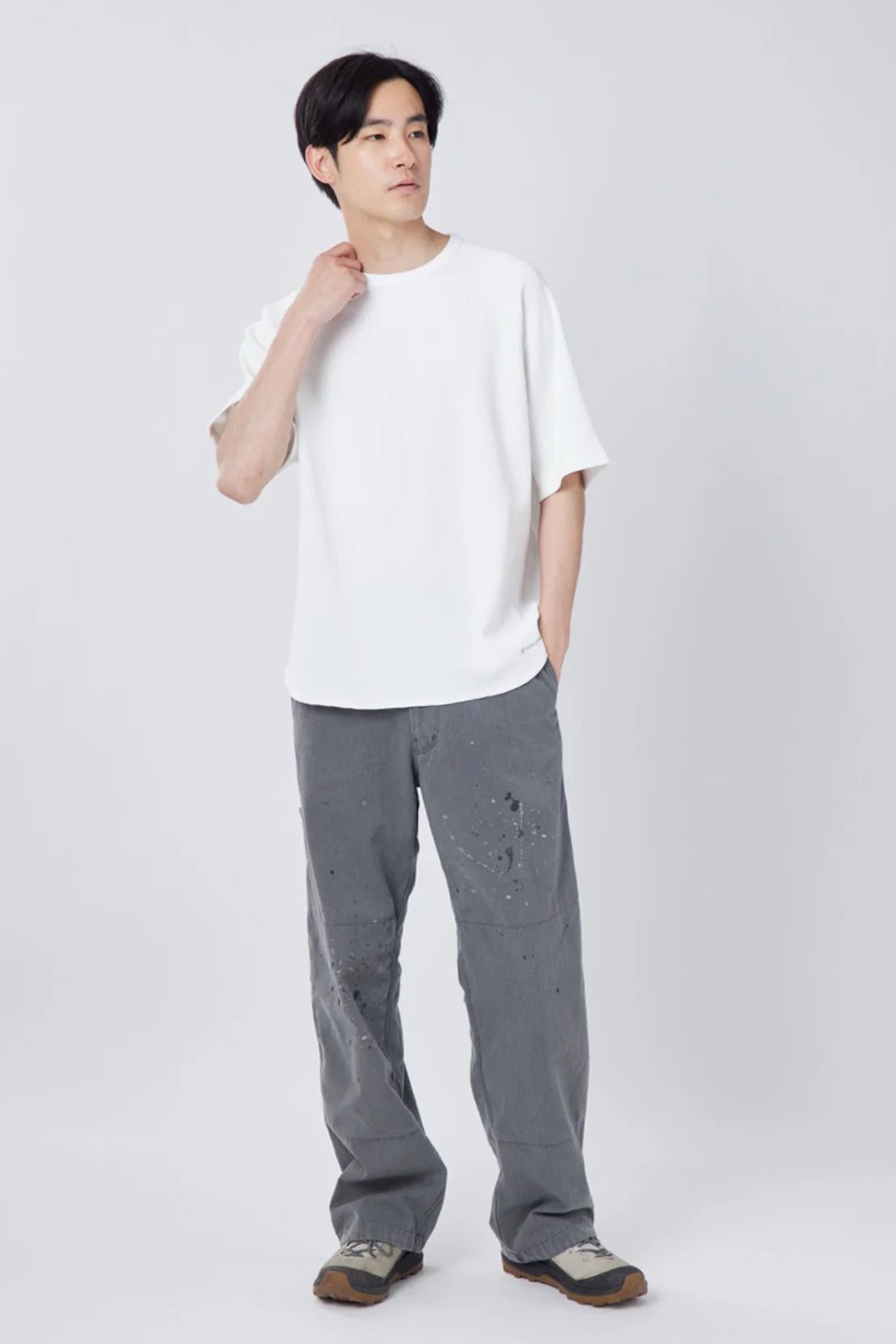 Snow Peak Dry Waffle T-Shirt Off White | T-Shirt Tricot Gaufré Performance | Edgar Bdx