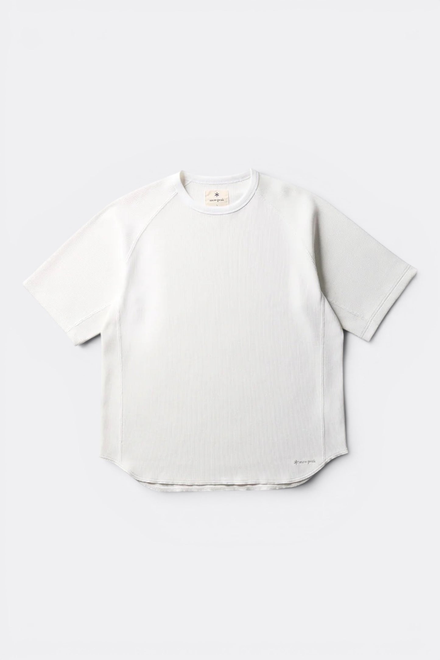 Snow Peak Dry Waffle T-Shirt Off White | T-Shirt Tricot Gaufré Performance | Edgar Bdx