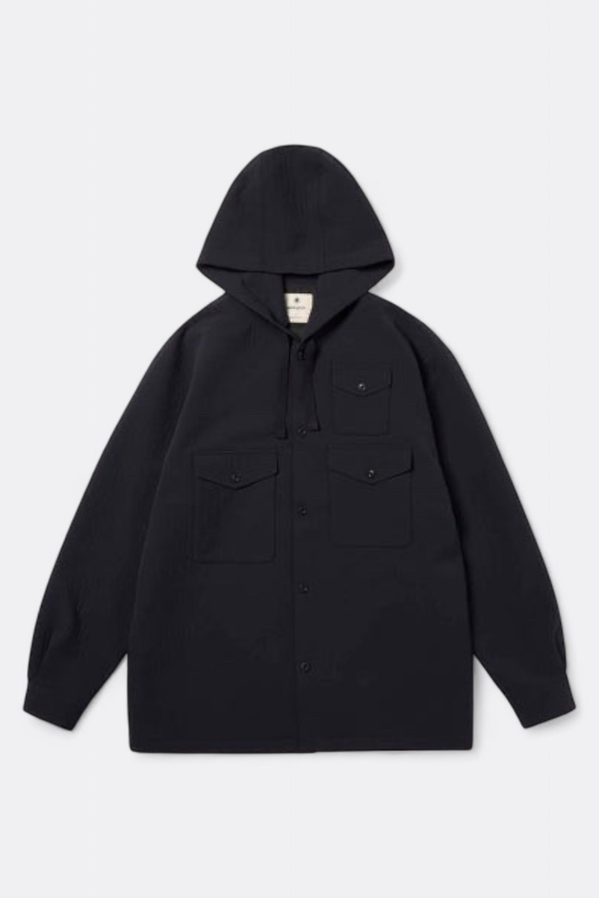Snow Peak - Easy Cloth Hooded Shirt (Dark Navy)