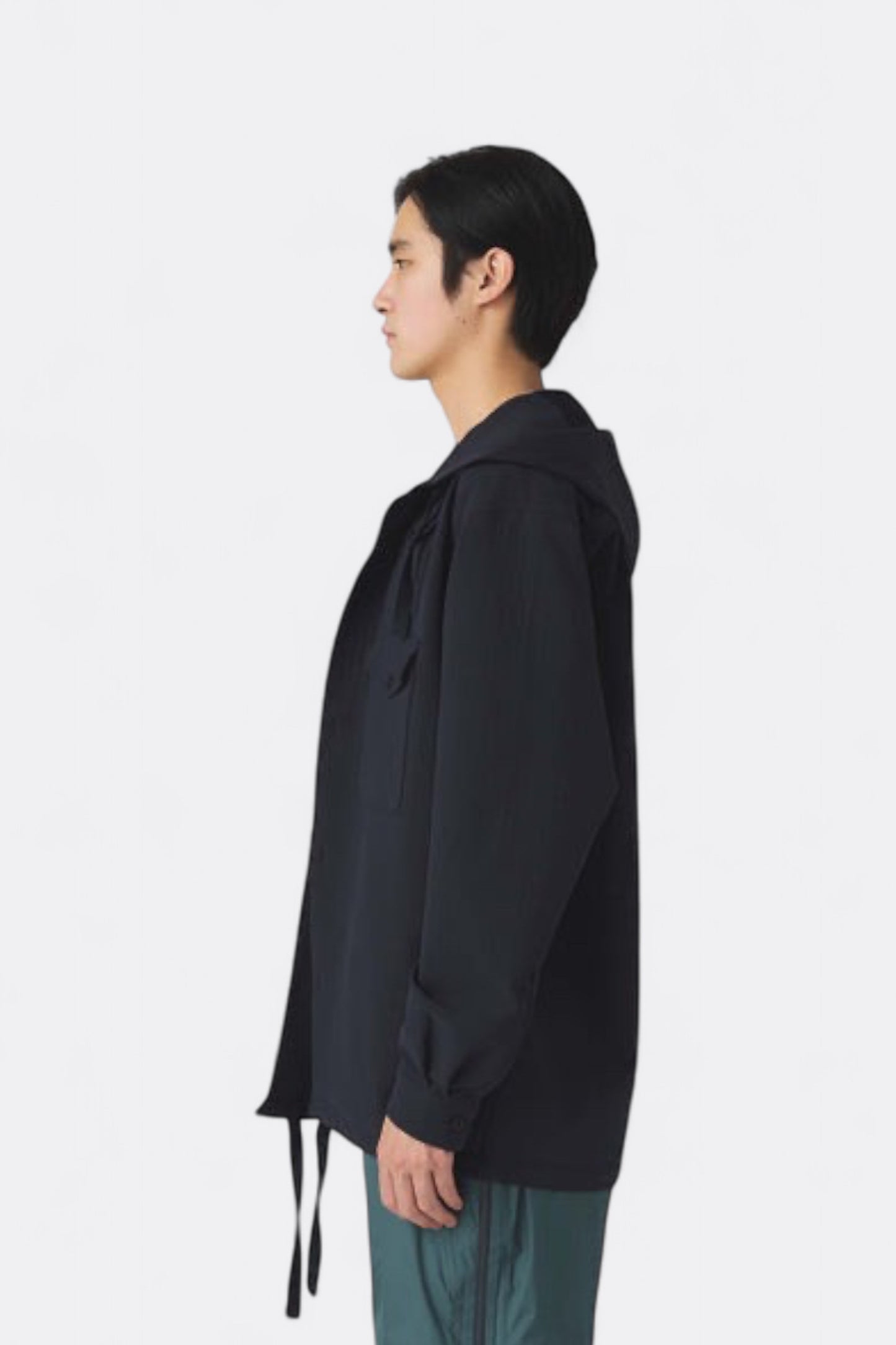 Snow Peak - Easy Cloth Hooded Shirt (Dark Navy)
