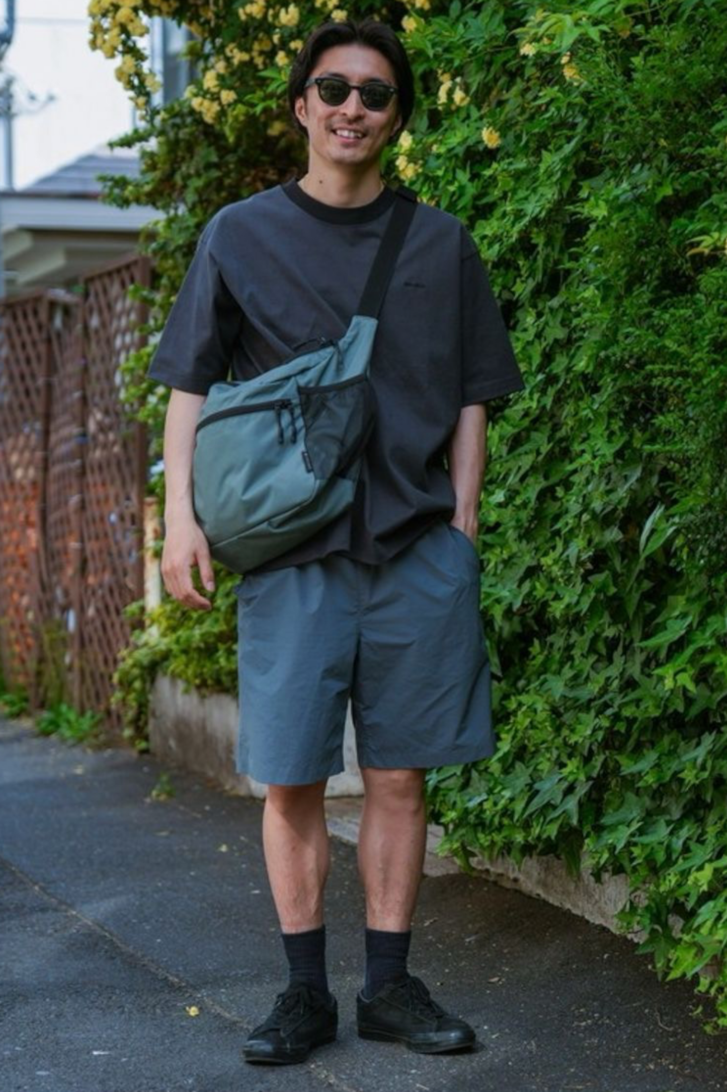 Snow Peak Everyday Use Middle Shoulder Bag Grey | Sac Bandoulière 10L Nylon | Edgar Bdx