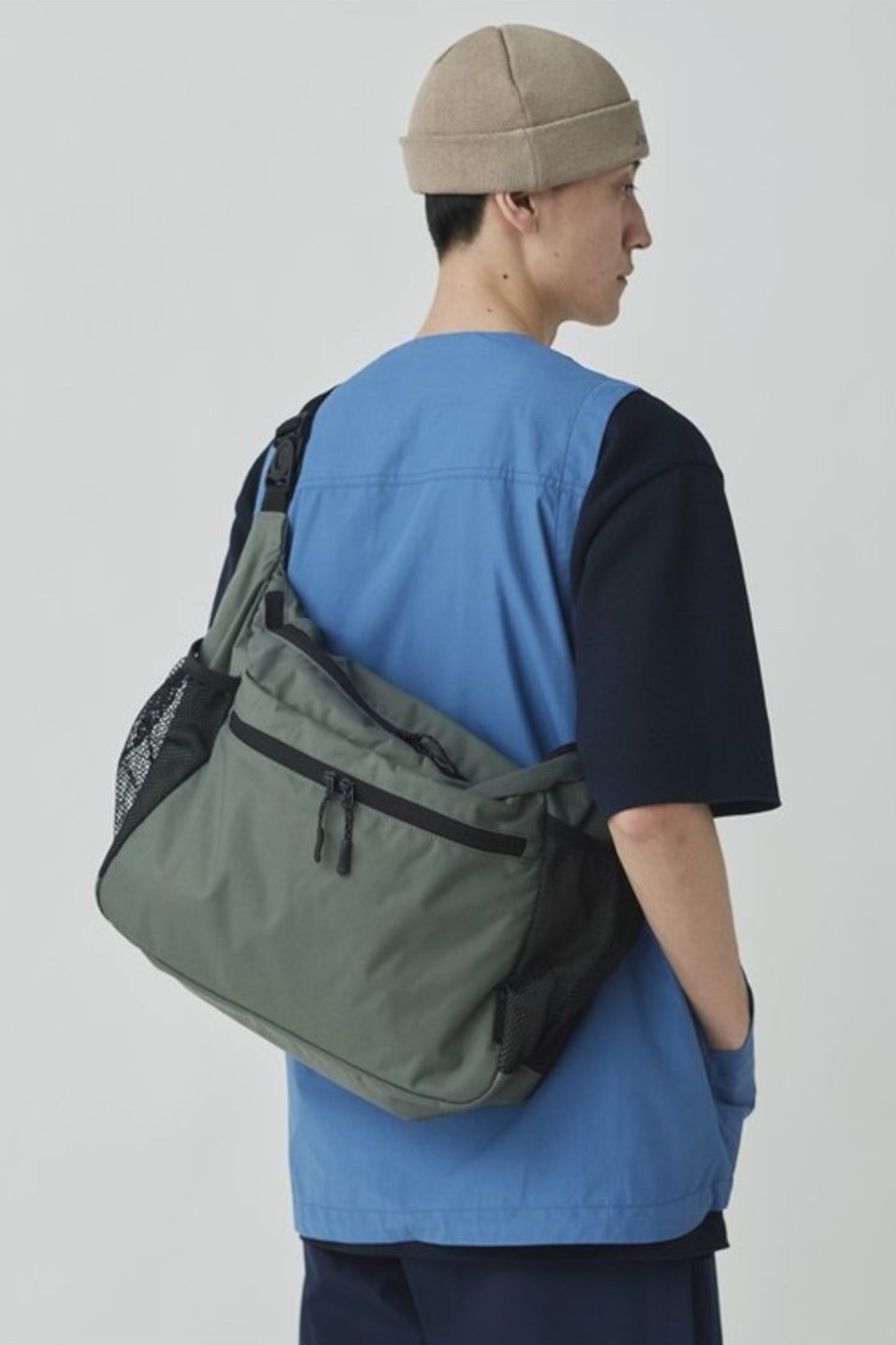 Snow Peak Everyday Use Middle Shoulder Bag Grey | Sac Bandoulière 10L Nylon | Edgar Bdx