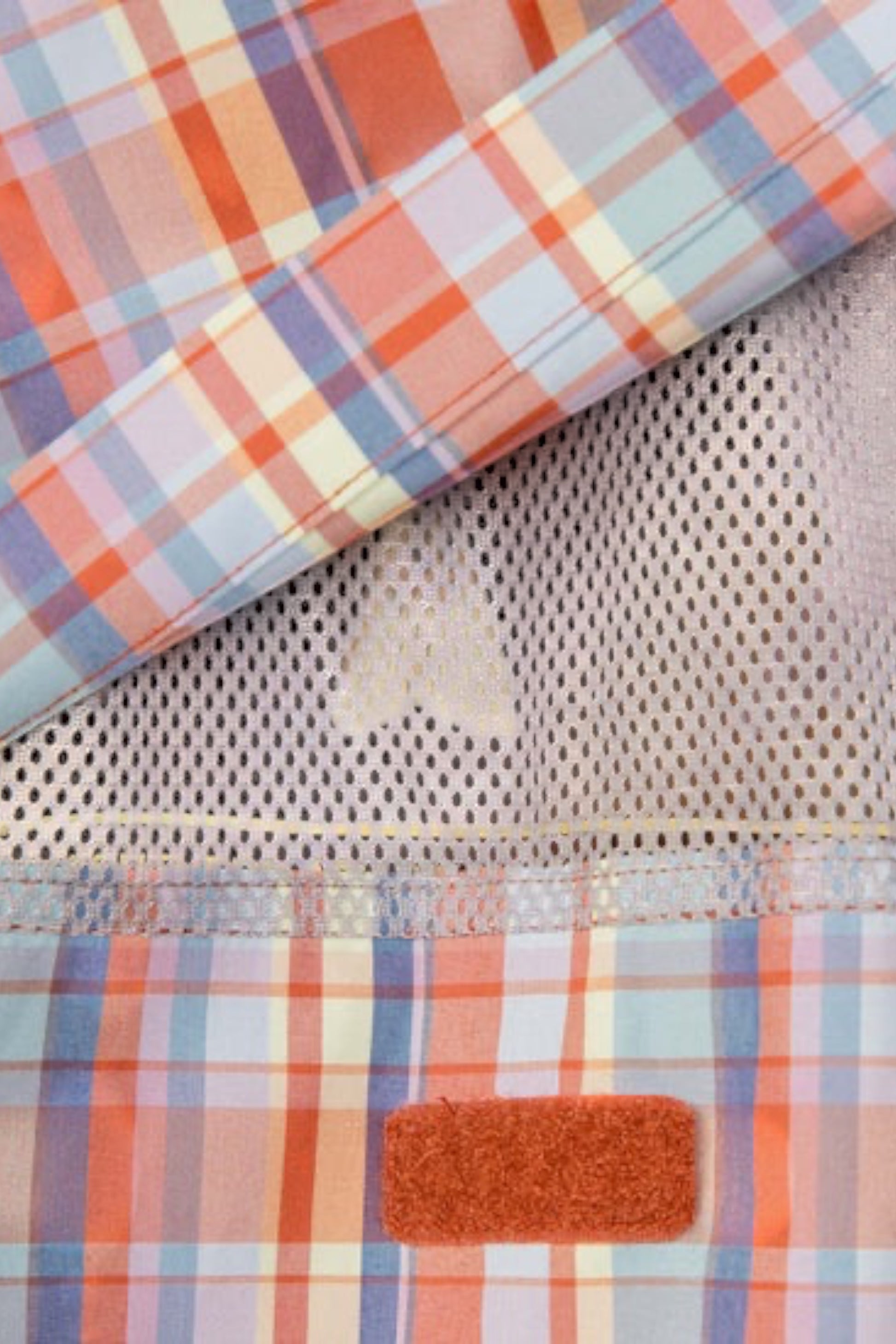 Snow Peak Fade Check Breezy Shirt Red | Chemise CAVE® Anti-Plis | Edgar Bdx