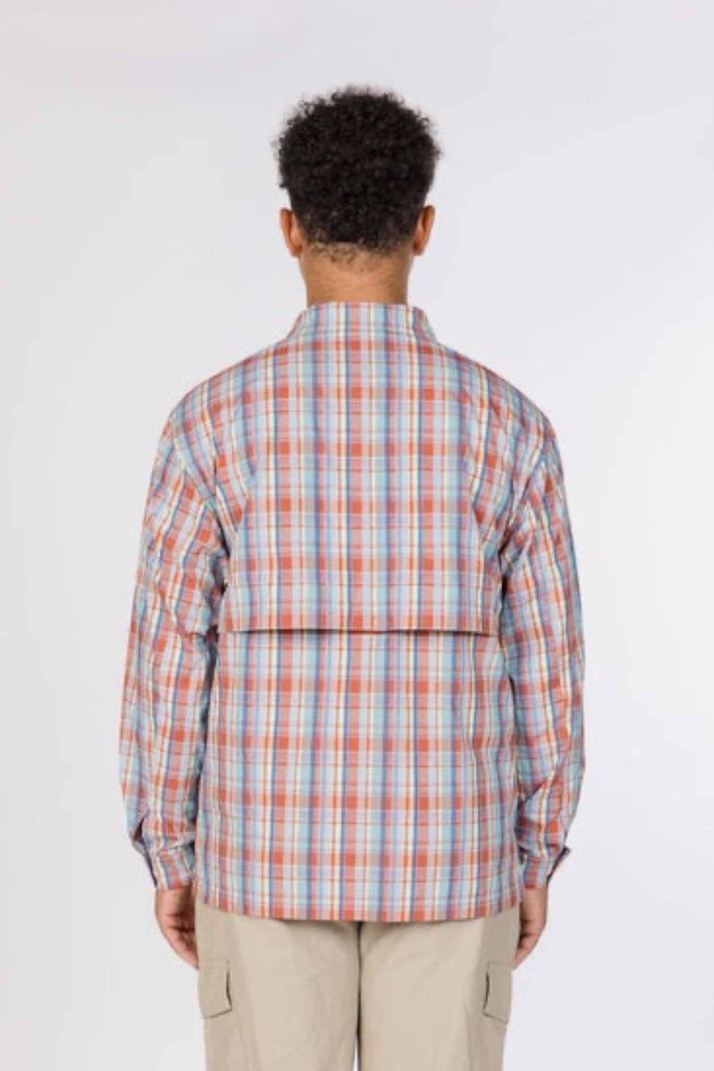 Snow Peak Fade Check Breezy Shirt Red | Chemise CAVE® Anti-Plis | Edgar Bdx