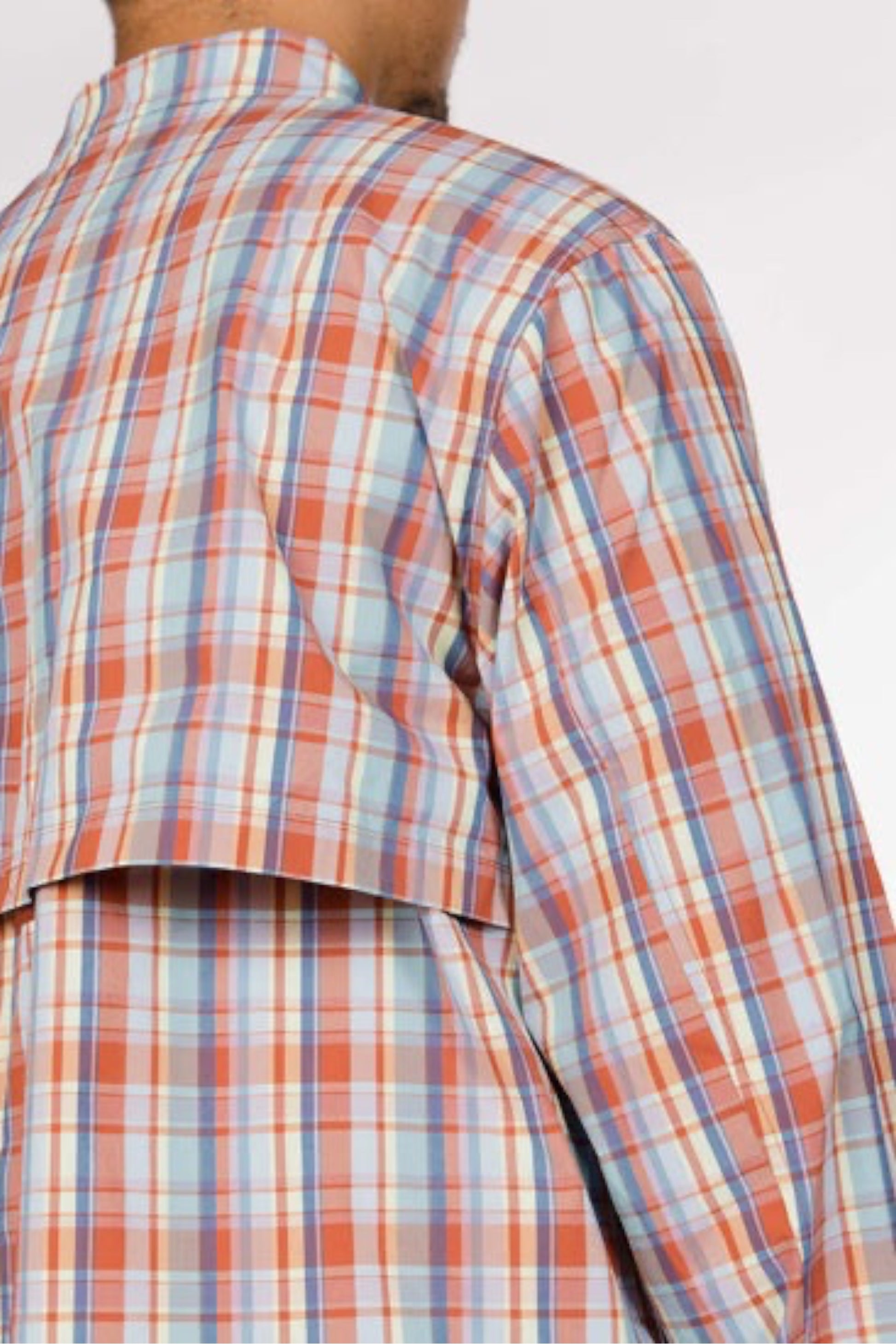 Snow Peak Fade Check Breezy Shirt Red | Chemise CAVE® Anti-Plis | Edgar Bdx