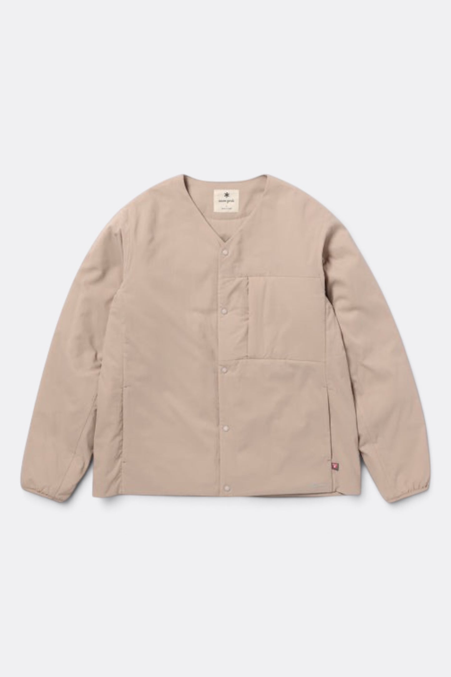 SNOW PEAK Flexible Insulated Cardigan Light Brown | Cardigan PrimaLoft® Nylon Recyclé | Edgar Bdx