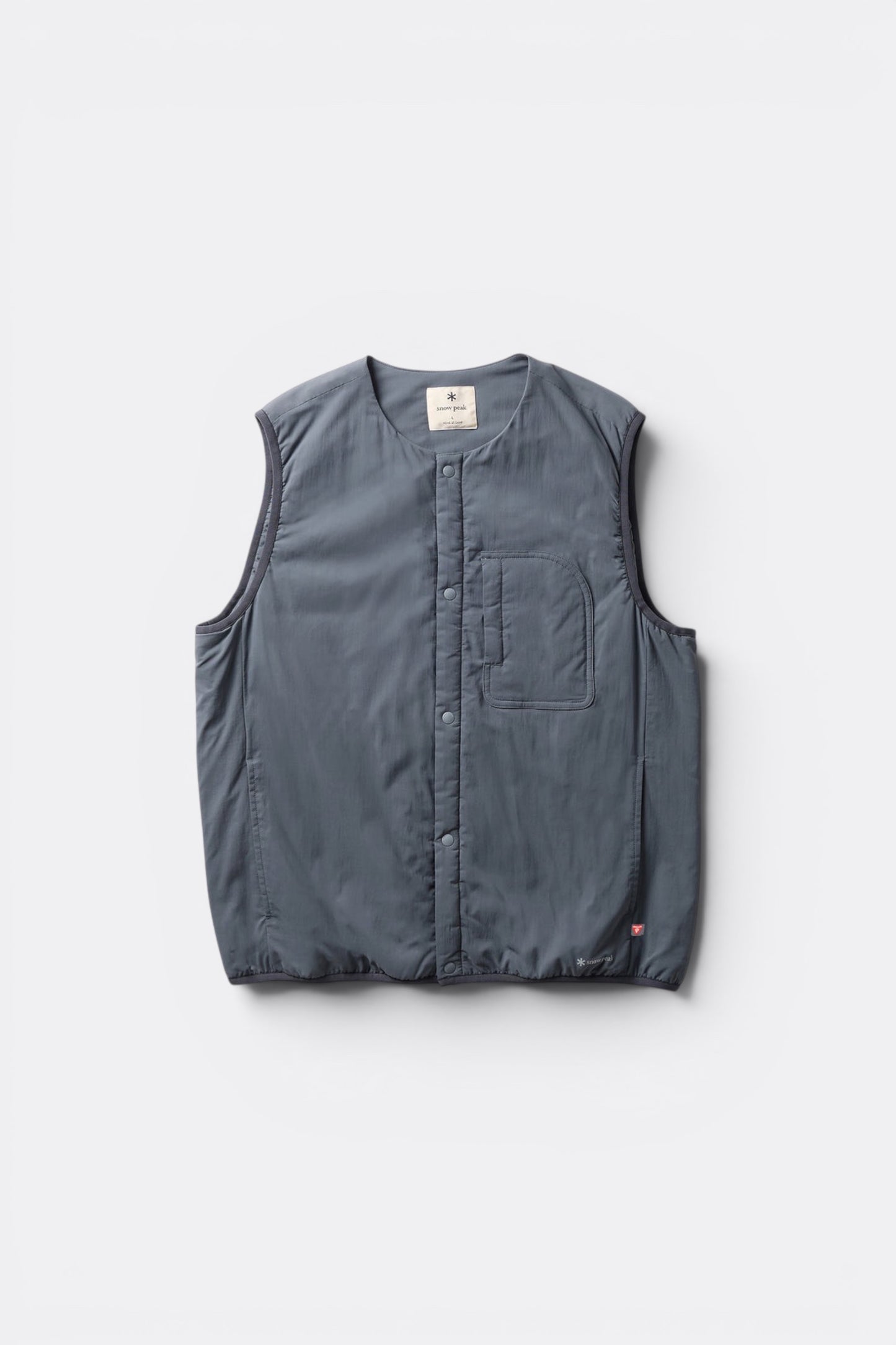 Snow Peak Flexible Insulated Vest Charcoal | Veste Sans Manches PrimaLoft® | Edgar Bdx