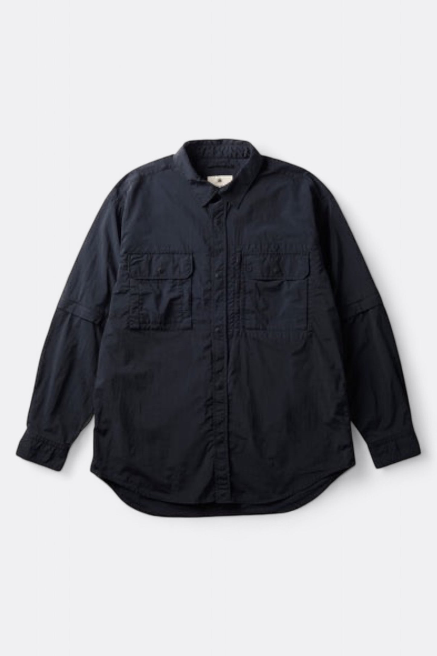 Snow Peak - Garment Dyed Convertible Shirt (Black)