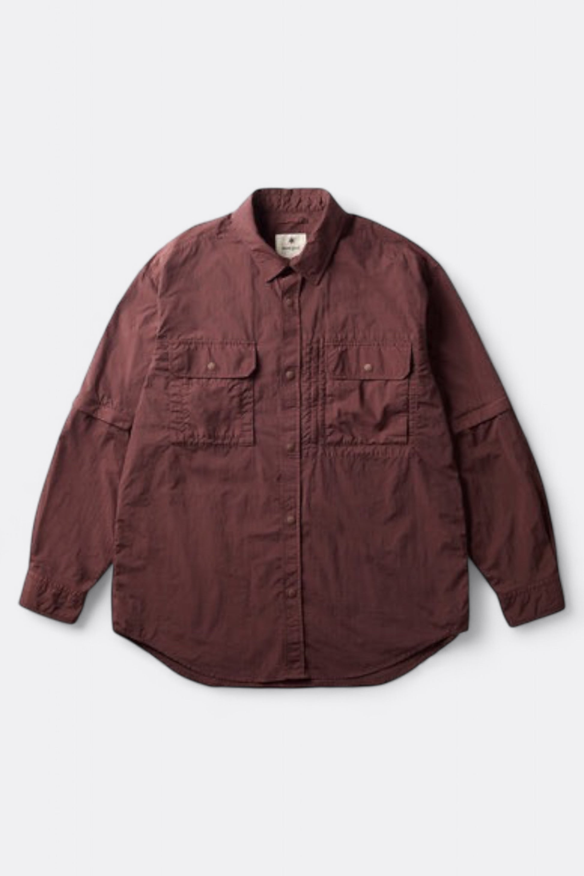 Snow Peak - Garment Dyed Convertible Shirt (Brown)