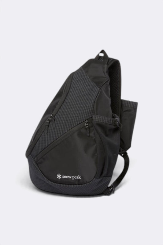 SNOW PEAK Grid Sling Bag Black | Sac bandoulière | Edgar Bdx