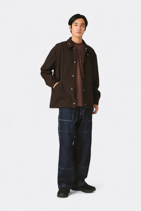 Snow Peak - Hybrid Wool Coach Jacket (Dark Brown)