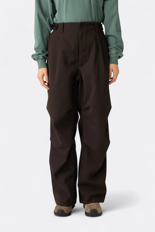 Snow Peak - Hybrid Wool Trousers (Dark Brown)