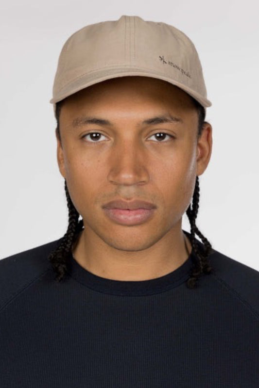 Snow Peak Light Dobby Cloth Cap Greige | Casquette Dobby 6 Panels | Edgar Bdx