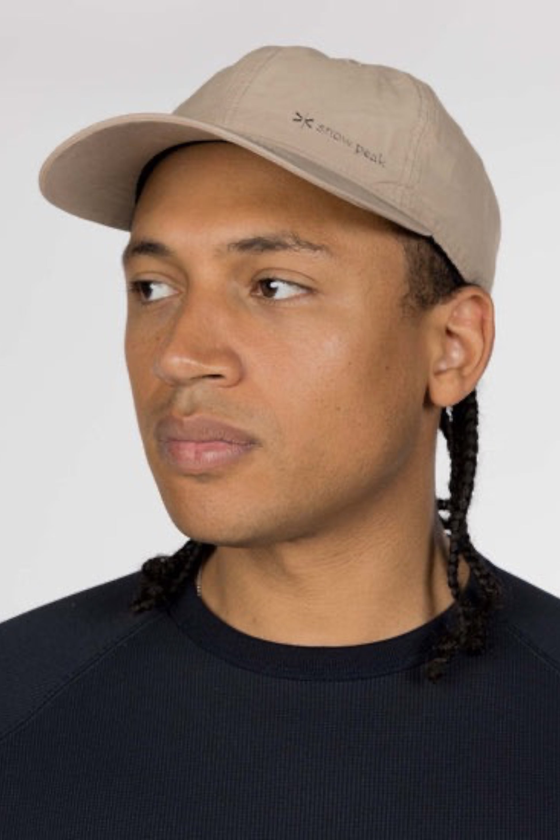 Snow Peak Light Dobby Cloth Cap Greige | Casquette Dobby 6 Panels | Edgar Bdx