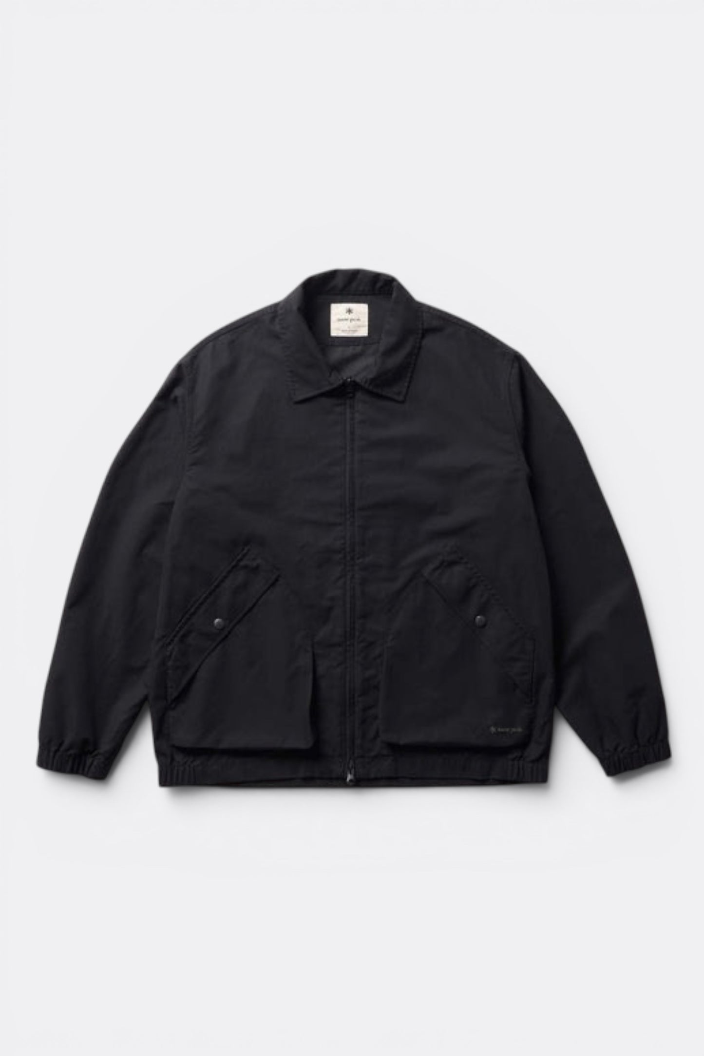 Snow Peak Light Dobby Cloth Harrington Jacket Black | Veste Dobby Délavée | Edgar Bdx