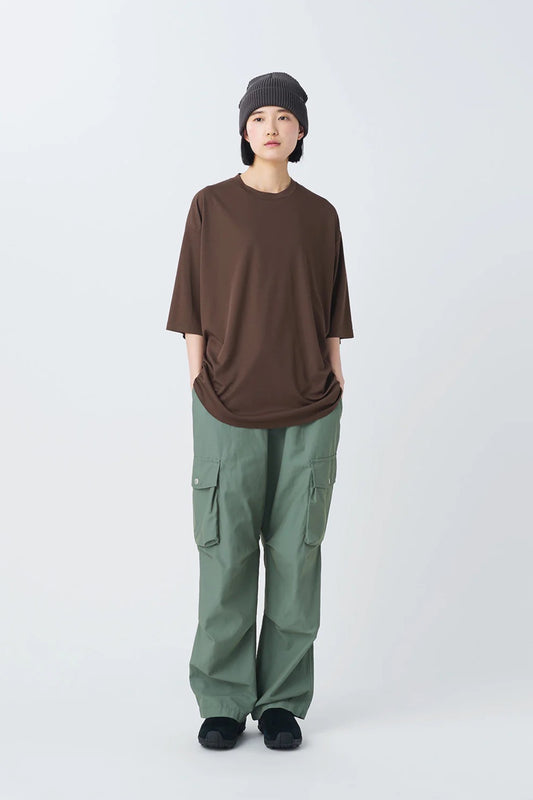 Snow Peak Light Dobby Cloth Pants Foliage | Pantalon Cargo Coton Nylon | Edgar Bdx