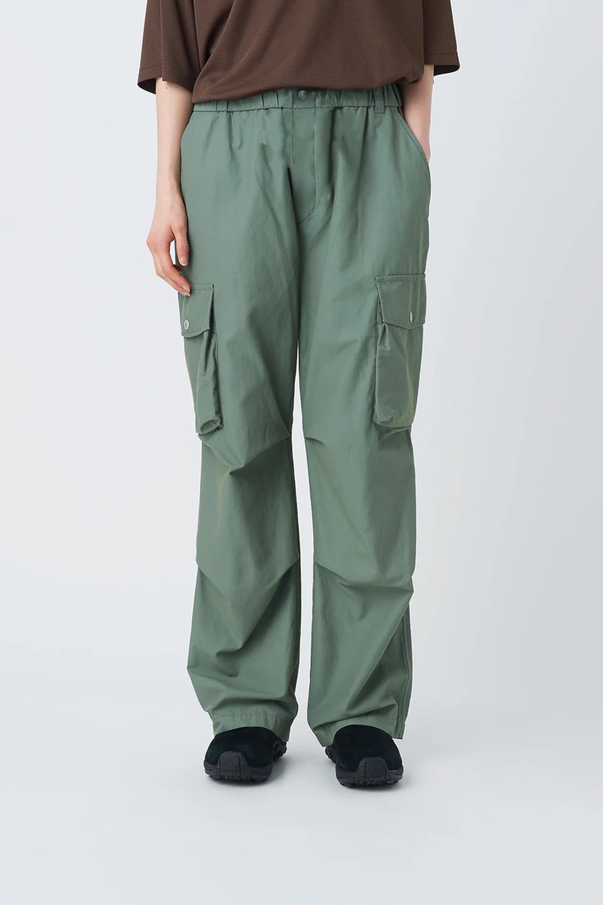 Snow Peak Light Dobby Cloth Pants Foliage | Pantalon Cargo Coton Nylon | Edgar Bdx