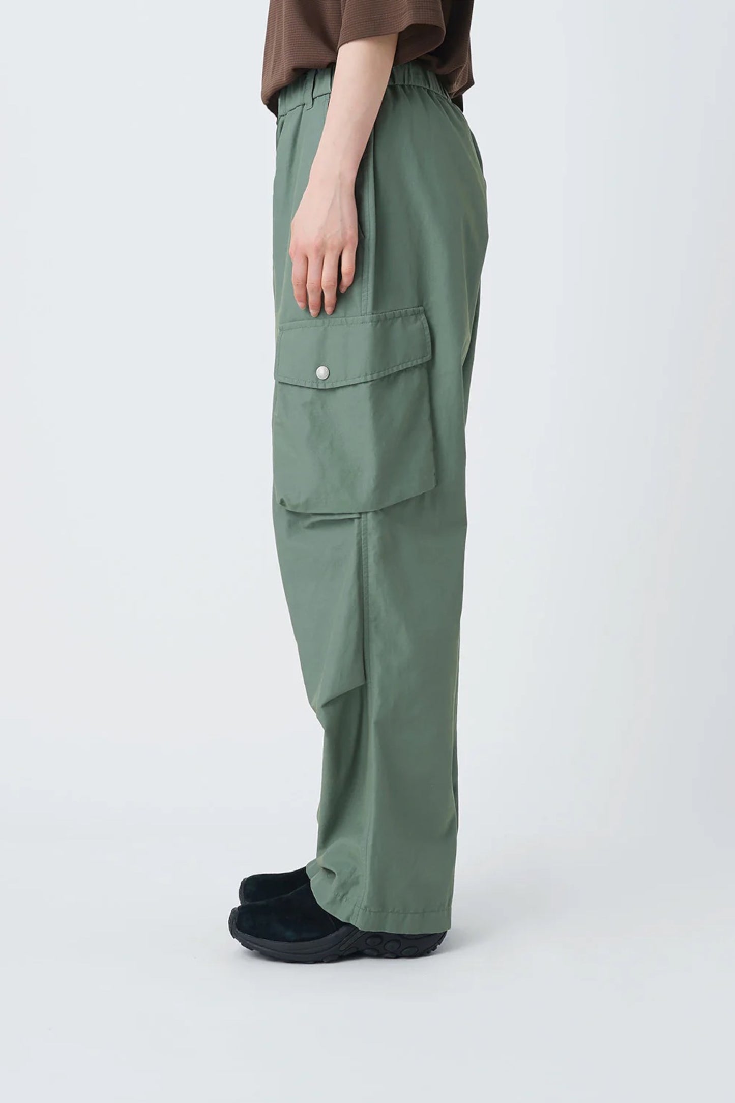 Snow Peak Light Dobby Cloth Pants Foliage | Pantalon Cargo Coton Nylon | Edgar Bdx