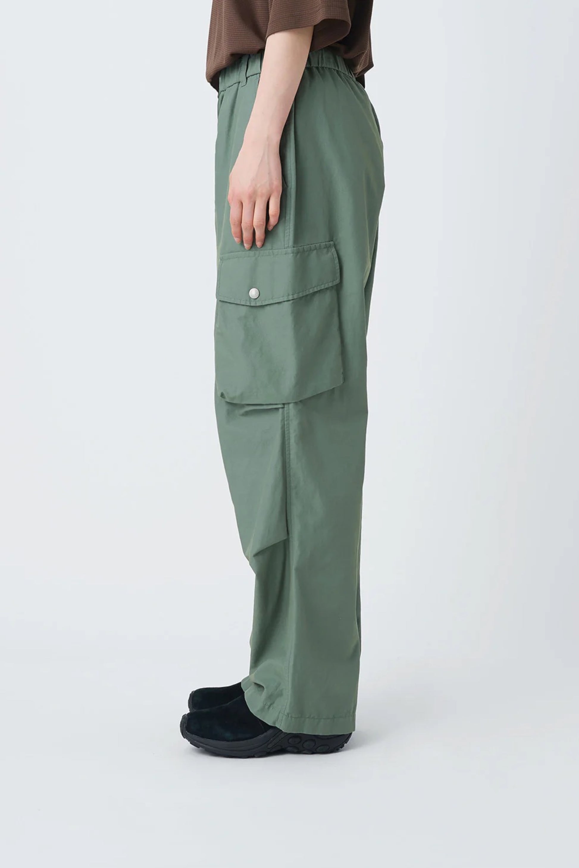 Snow Peak Light Dobby Cloth Pants Foliage | Pantalon Cargo Coton Nylon | Edgar Bdx