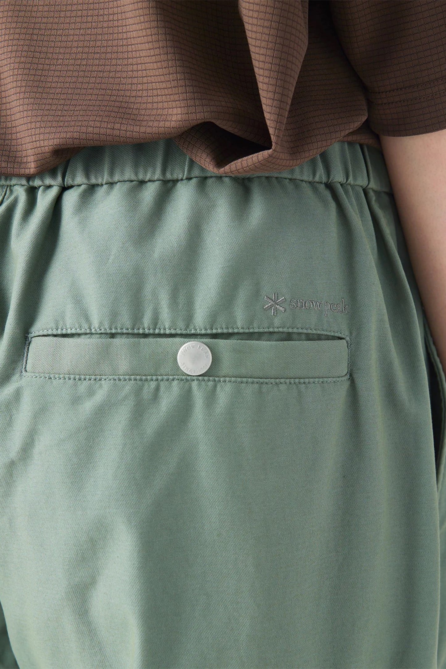 Snow Peak Light Dobby Cloth Pants Foliage | Pantalon Cargo Coton Nylon | Edgar Bdx