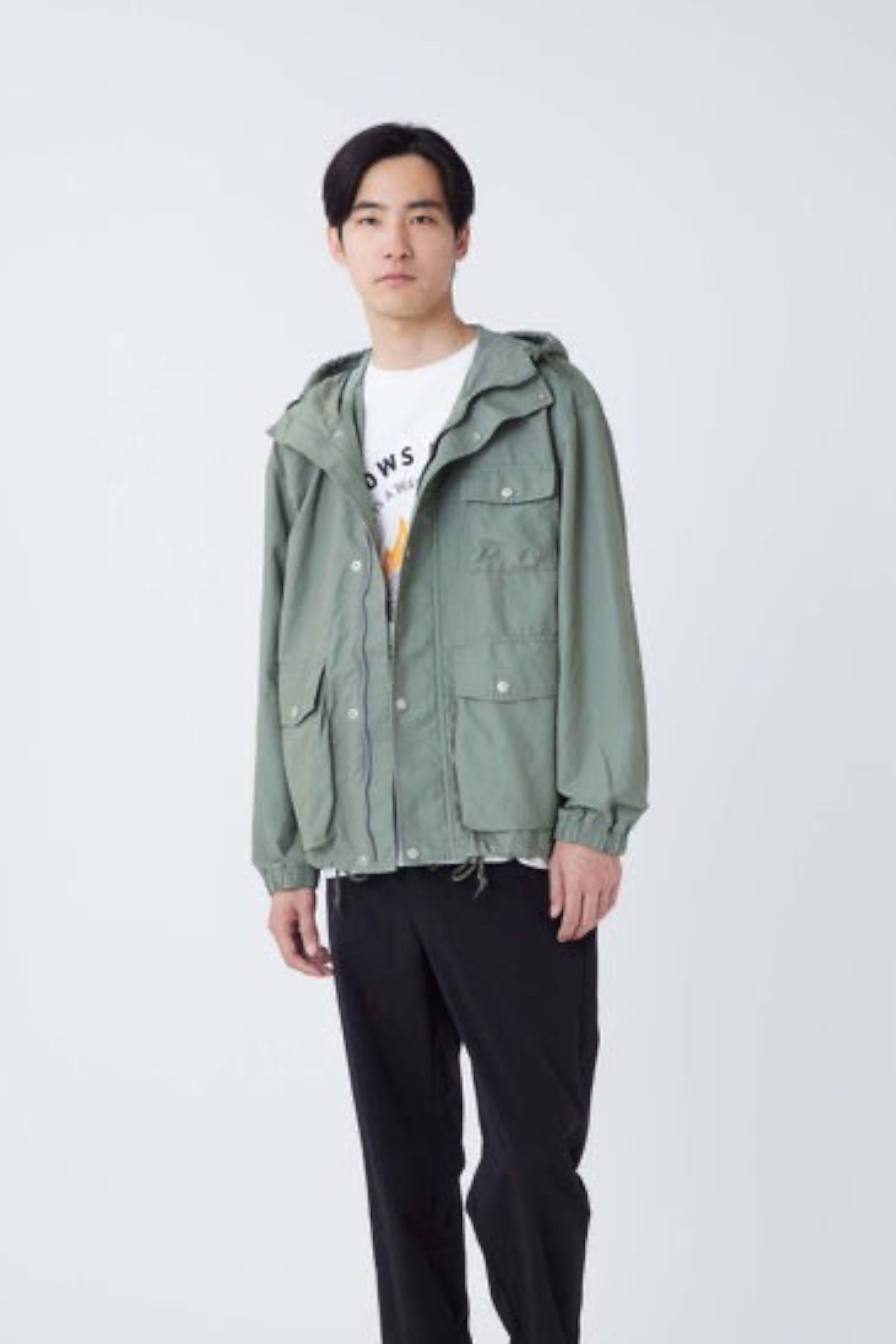 Snow Peak Light Dobby Cloth Parka Foliage | Parka Coton Nylon Dobby | Edgar Bdx