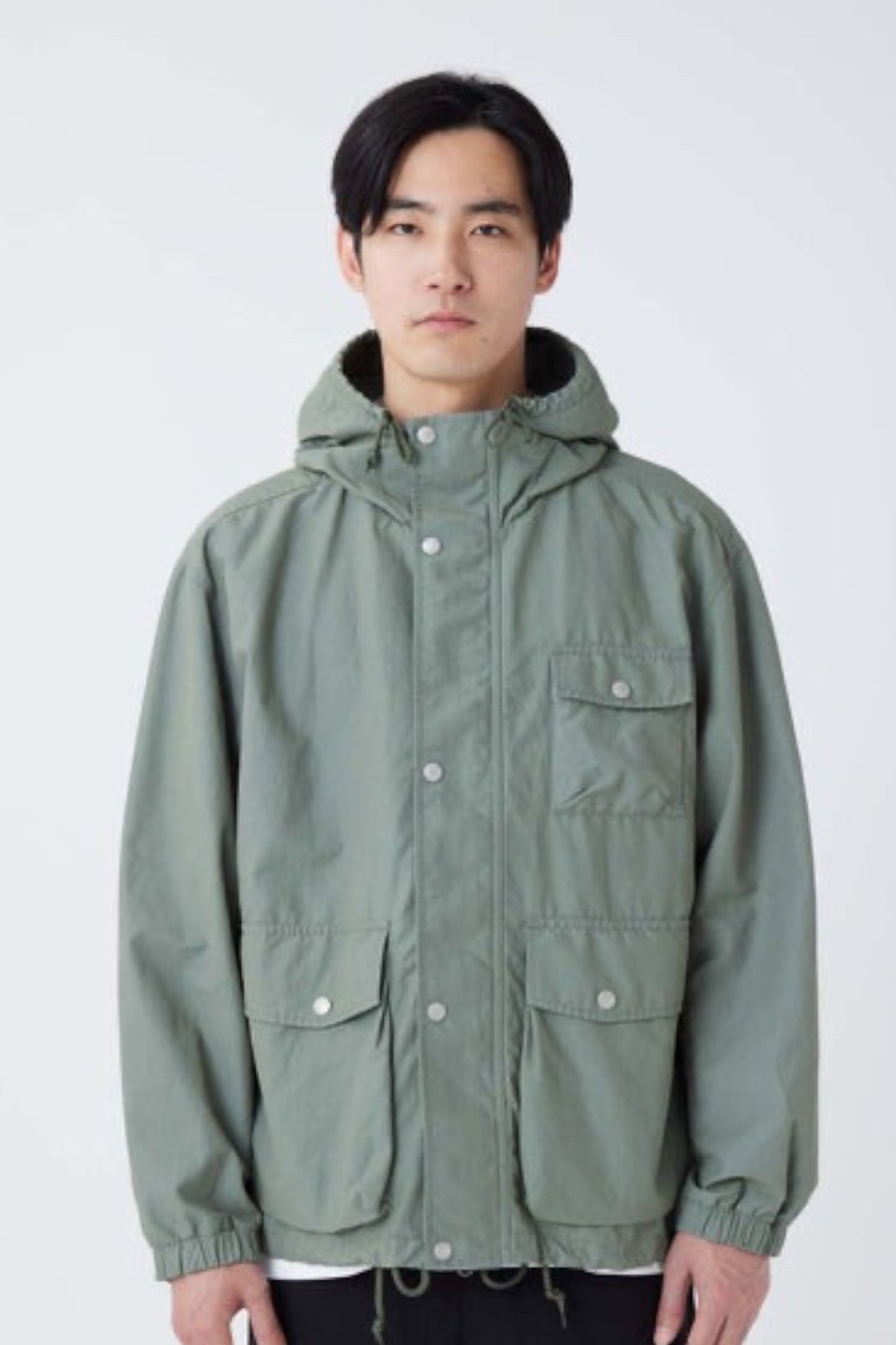 Snow Peak Light Dobby Cloth Parka Foliage | Parka Coton Nylon Dobby | Edgar Bdx