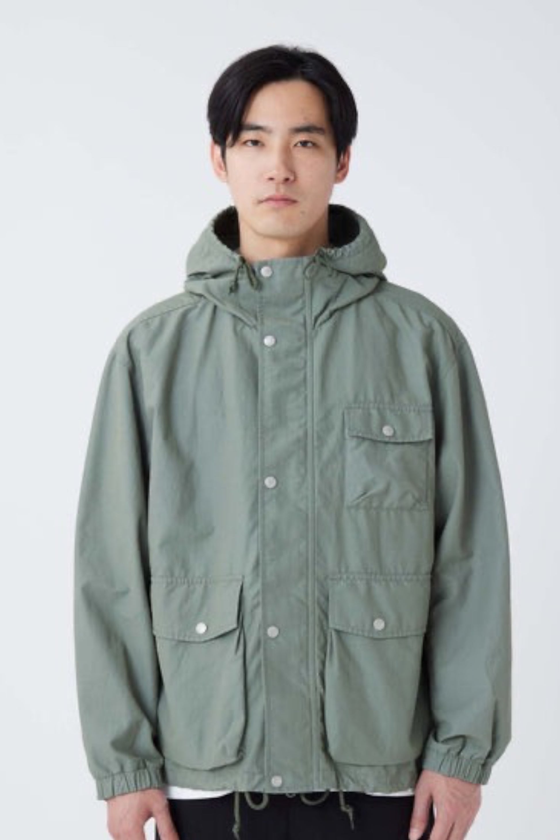 Snow Peak Light Dobby Cloth Parka Foliage | Parka Coton Nylon Dobby | Edgar Bdx