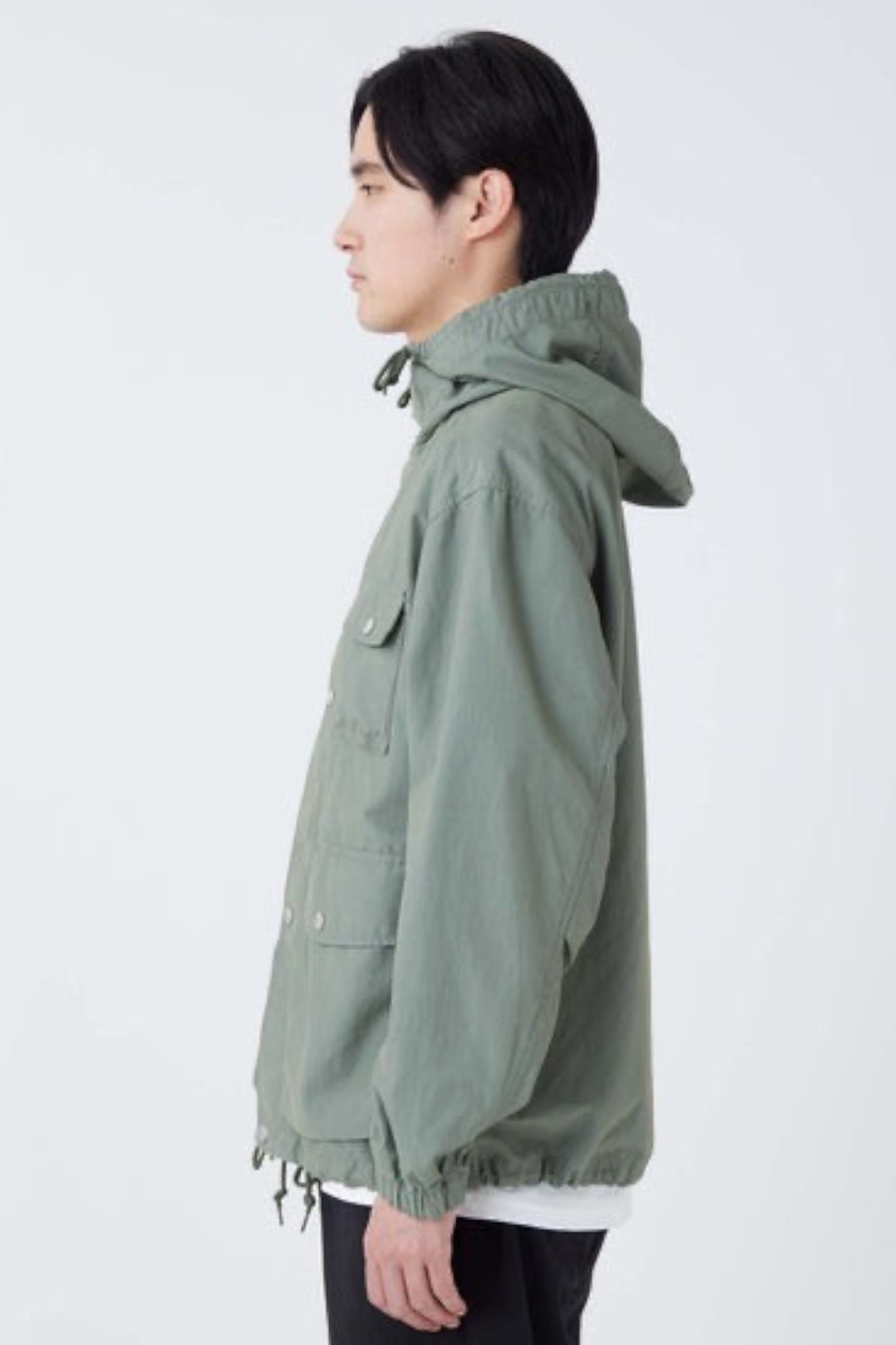 Snow Peak Light Dobby Cloth Parka Foliage | Parka Coton Nylon Dobby | Edgar Bdx