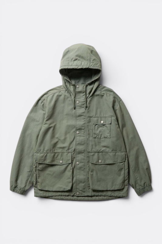 Snow Peak Light Dobby Cloth Parka Foliage | Parka Coton Nylon Dobby | Edgar Bdx