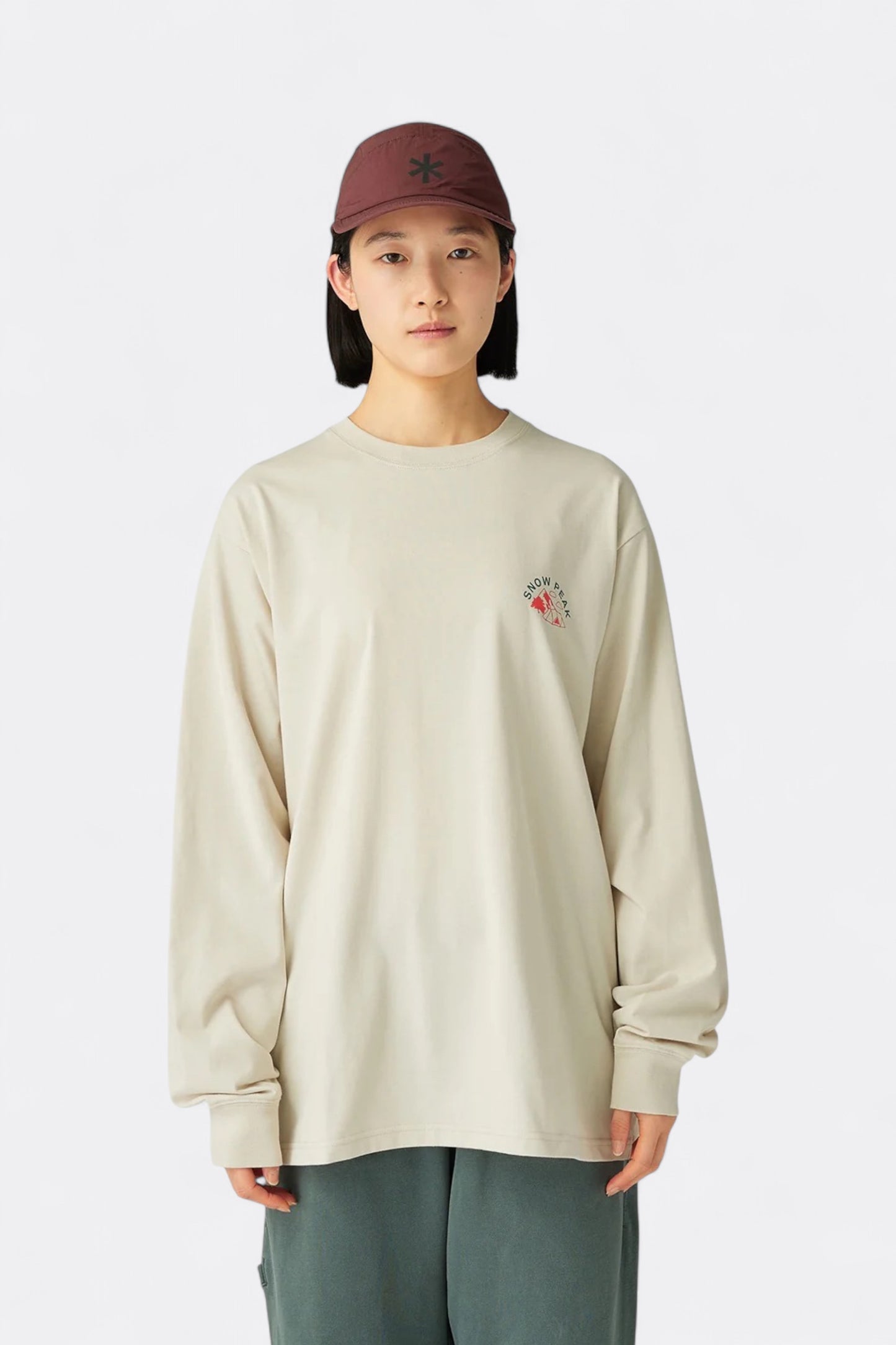 Snow Peak - Living With Nature L/S T-Shirt (Ivory)