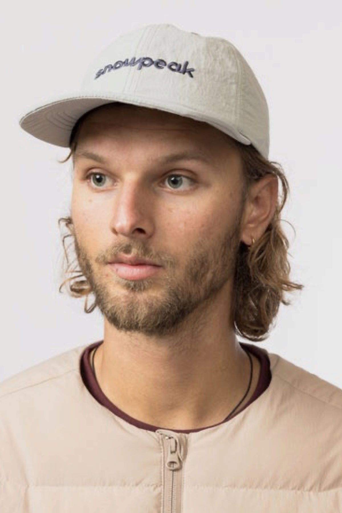 SNOW PEAK Logo Design Cap Light Blue | Casquette coton | Edgar Bdx