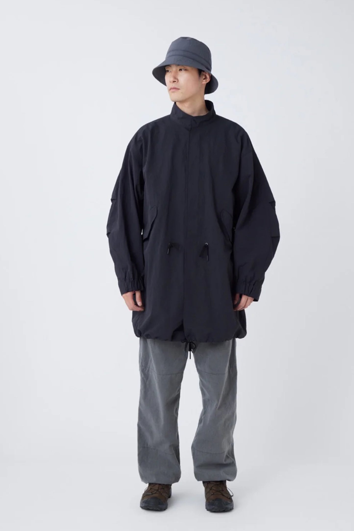 Snow Peak Nylon Washer Coat Greige | Parka Nylon Inspirée M65 | Edgar Bdx
