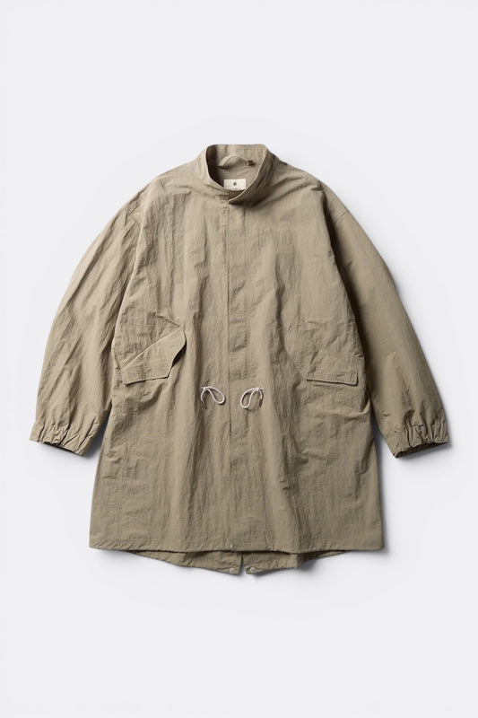 Snow Peak Nylon Washer Coat Greige | Parka Nylon Inspirée M65 | Edgar Bdx