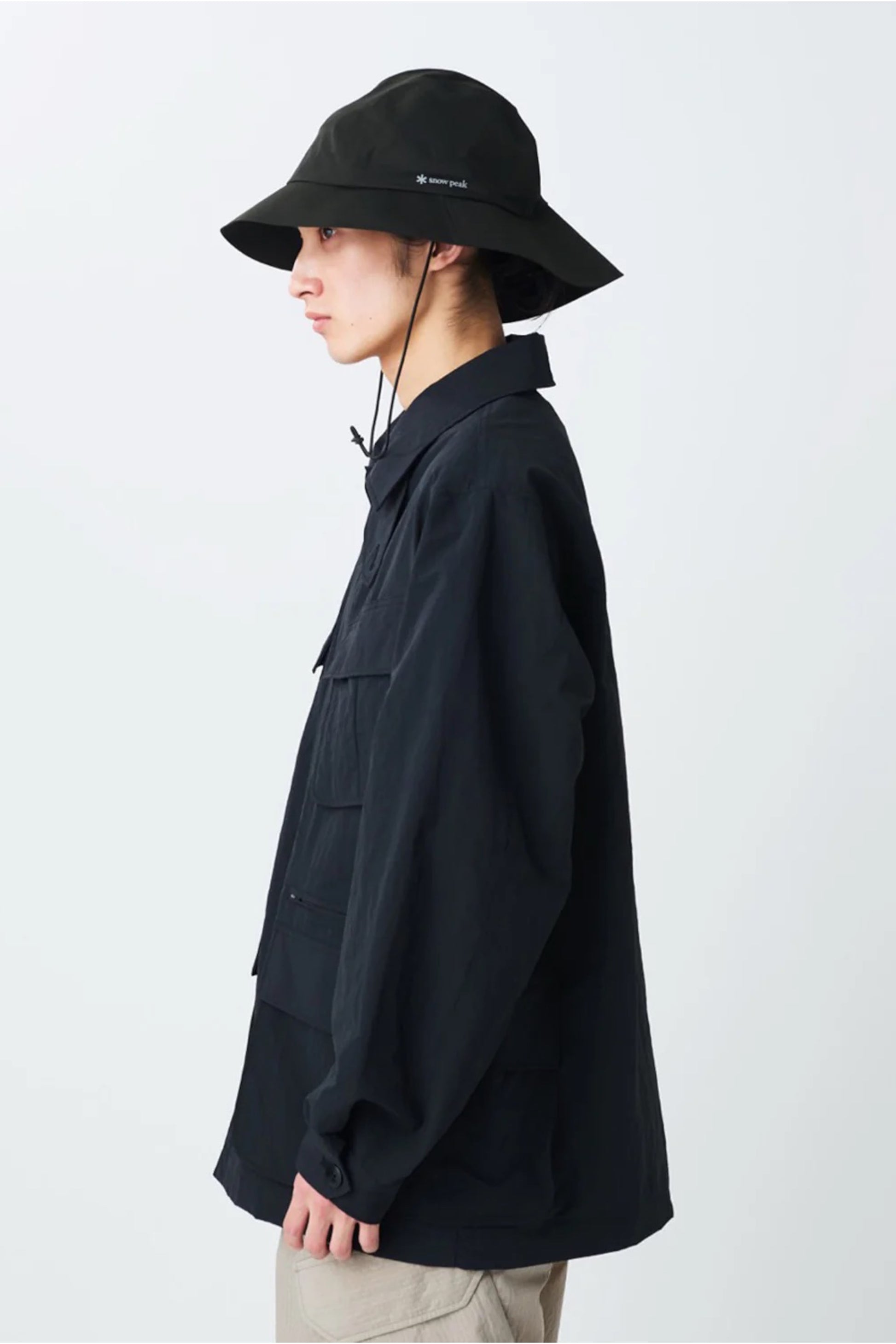 Snow Peak Nylon Washer Jacket Black | Veste Nylon Inspirée M65 | Edgar Bdx