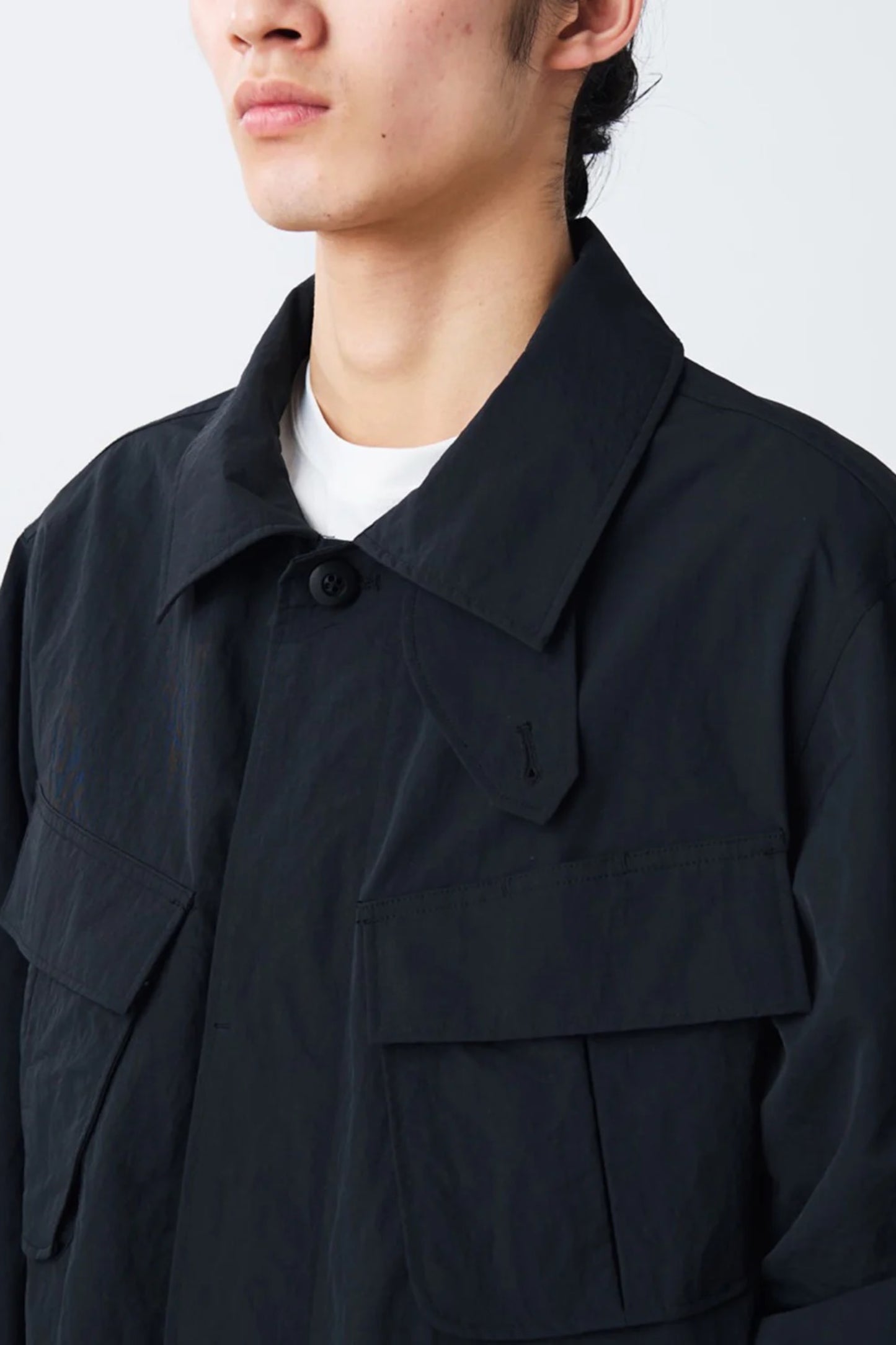 Snow Peak Nylon Washer Jacket Black | Veste Nylon Inspirée M65 | Edgar Bdx