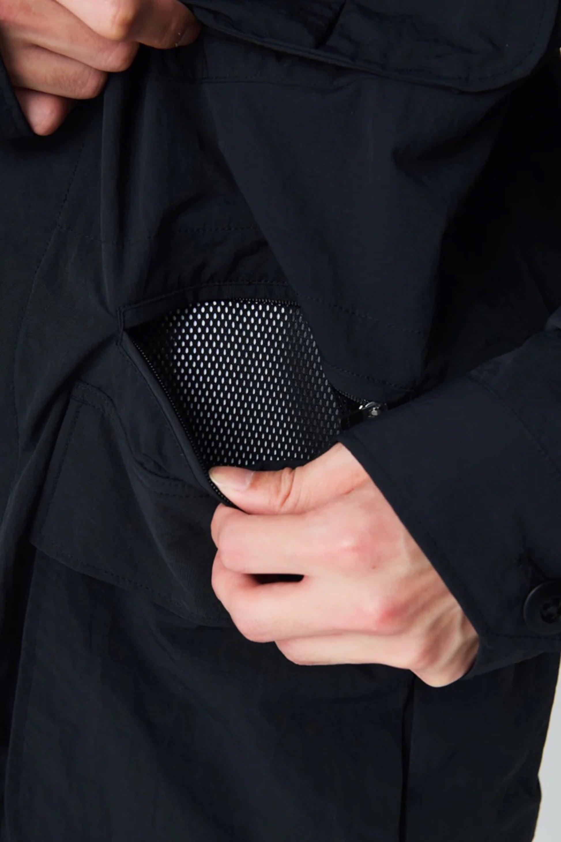 Snow Peak Nylon Washer Jacket Black | Veste Nylon Inspirée M65 | Edgar Bdx