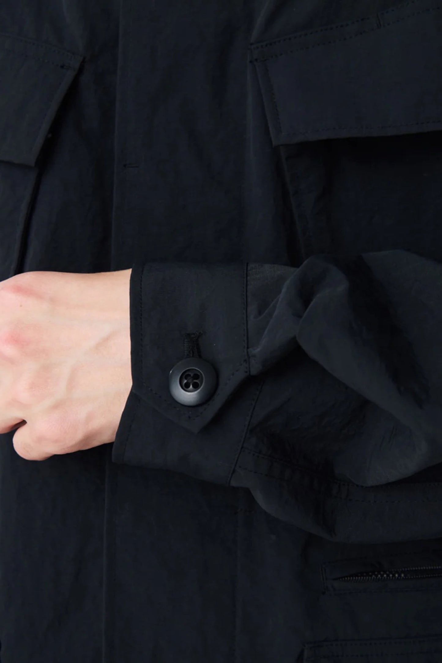 Snow Peak Nylon Washer Jacket Black | Veste Nylon Inspirée M65 | Edgar Bdx