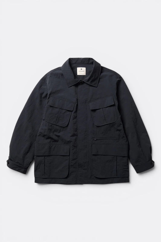 Snow Peak Nylon Washer Jacket Black | Veste Nylon Inspirée M65 | Edgar Bdx