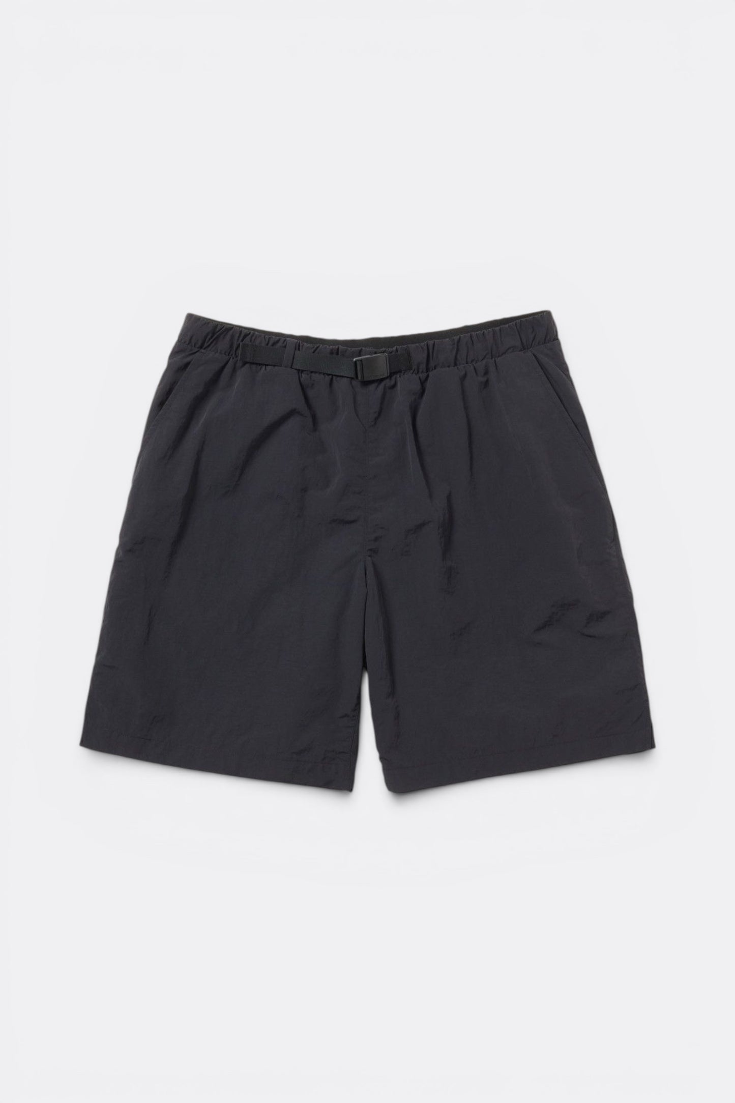 Snow Peak Nylon Washer Shorts Black | Short Nylon Finition Washer Coupe Relaxée | Edgar Bdx