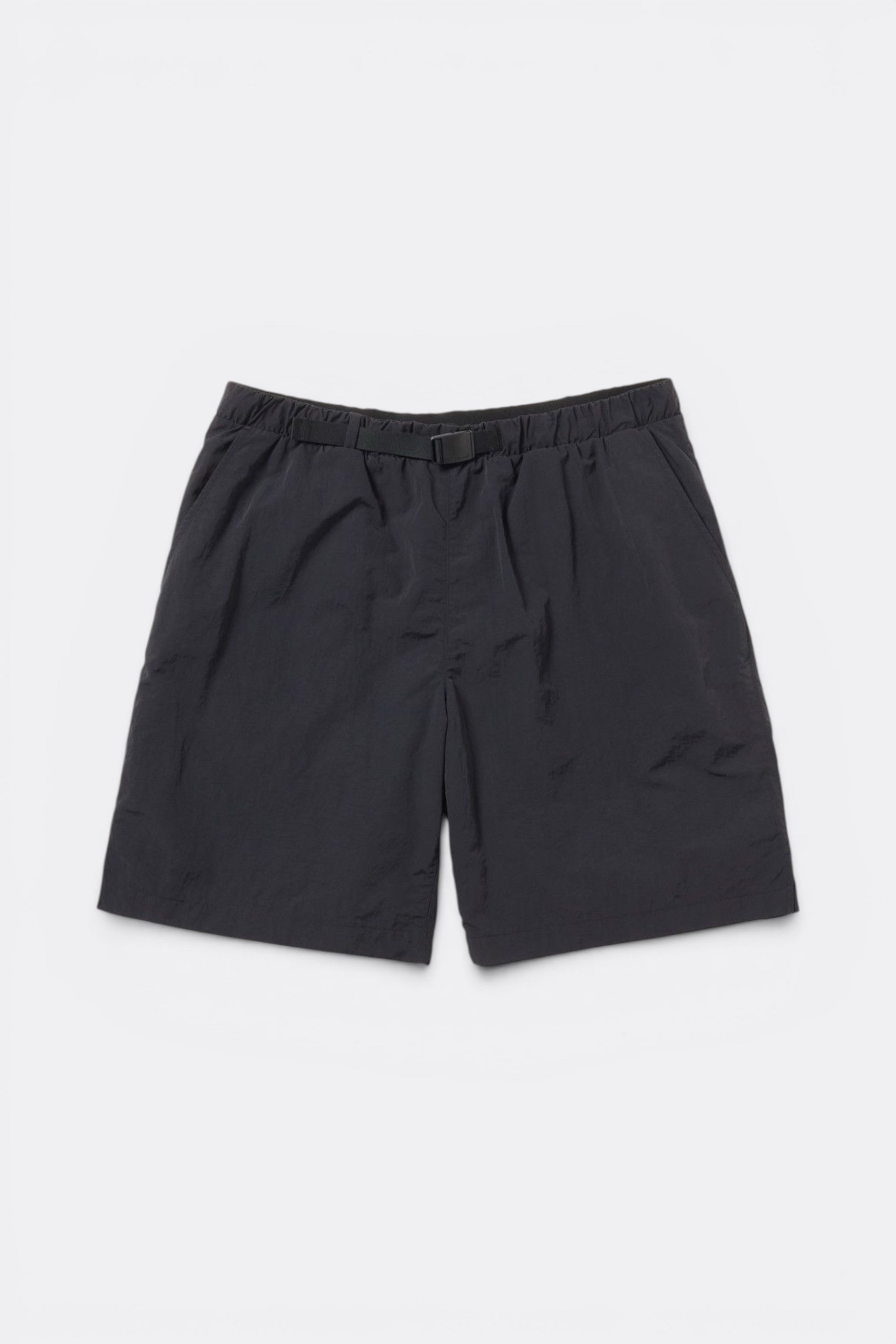 Snow Peak Nylon Washer Shorts Black | Short Nylon Finition Washer Coupe Relaxée | Edgar Bdx