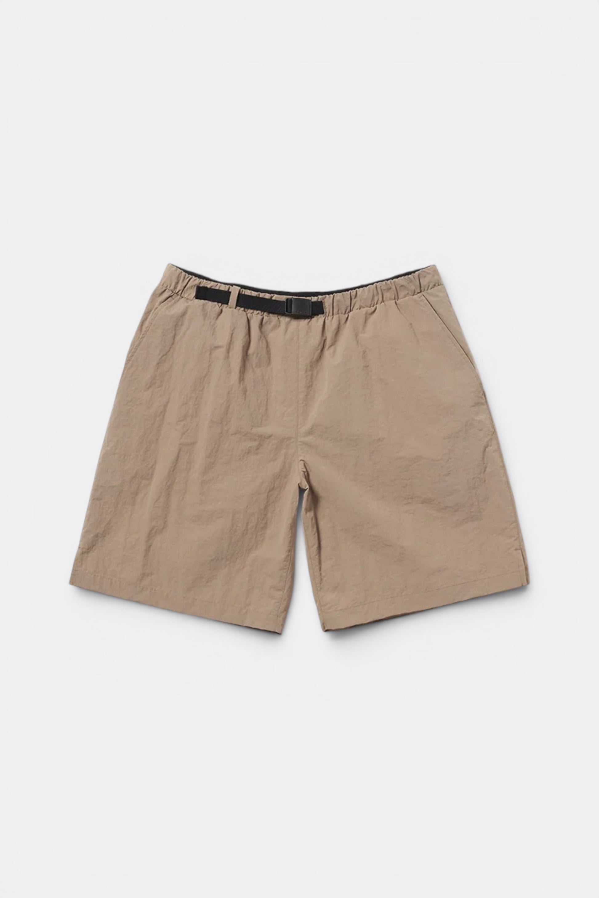 Snow Peak Nylon Washer Shorts Greige | Short Nylon Finition Washer Coupe Relaxée | Edgar Bdx