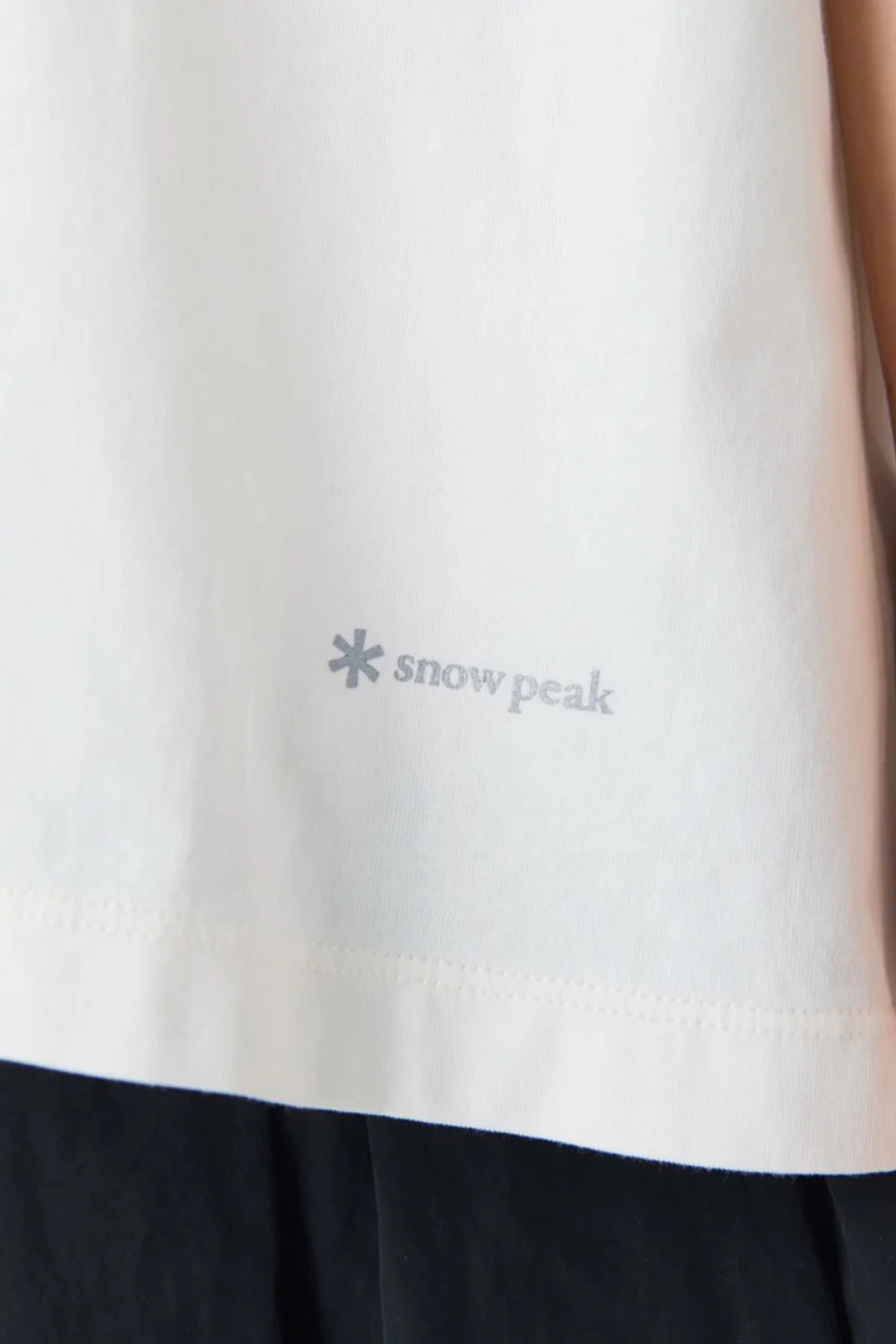 Snow Peak OG Mercerized Sleeveless T-Shirt Off White | Débardeur Coton Bio | Edgar Bdx