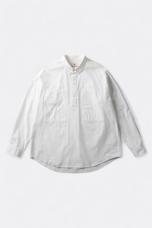 Snow Peak - Organic Cotton Pullover Shirt (White)
