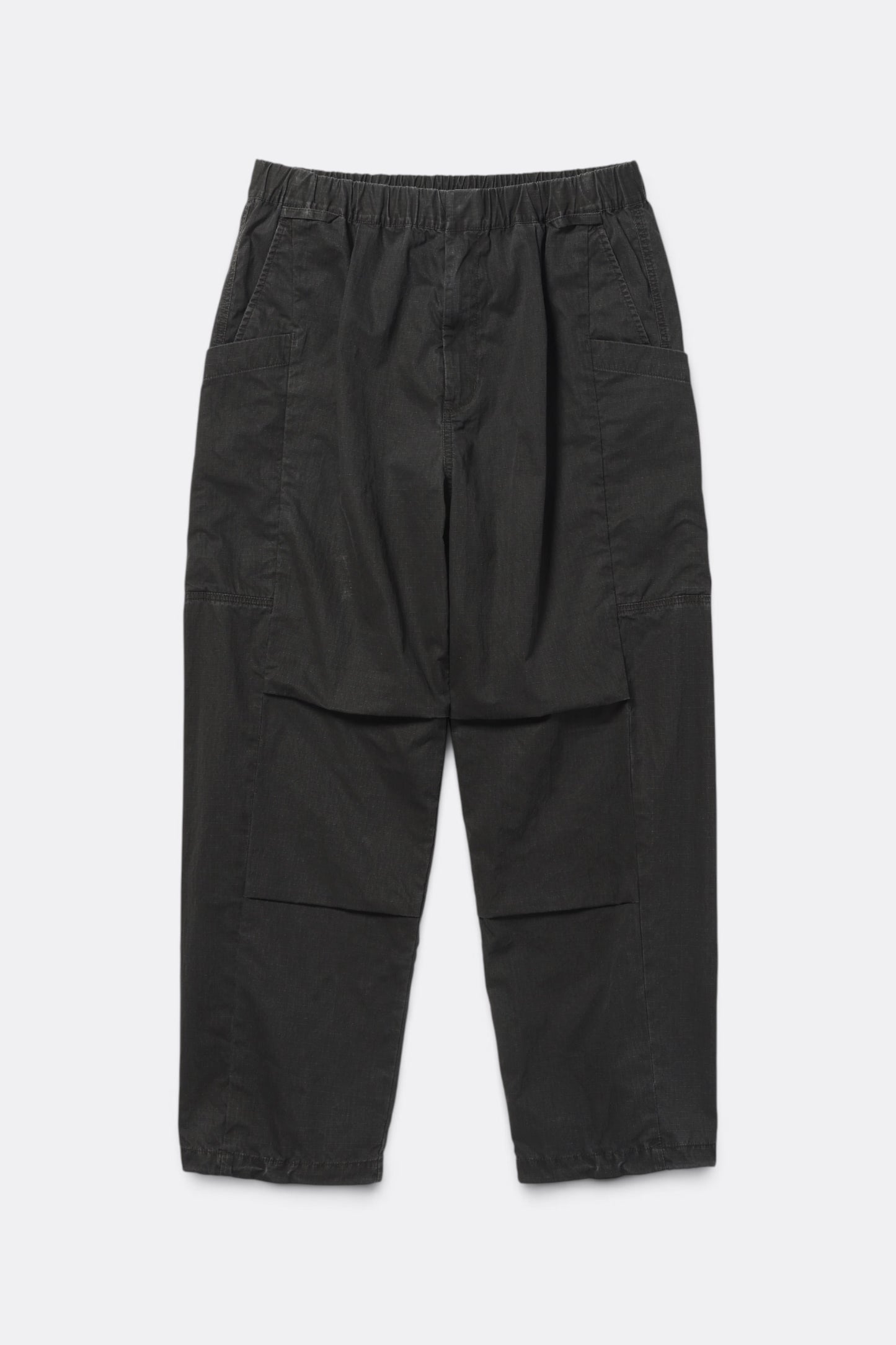 SNOW PEAK Pigment Washed Pants Charcoal | Pantalon Ripstop Coton Délavé | Edgar Bdx