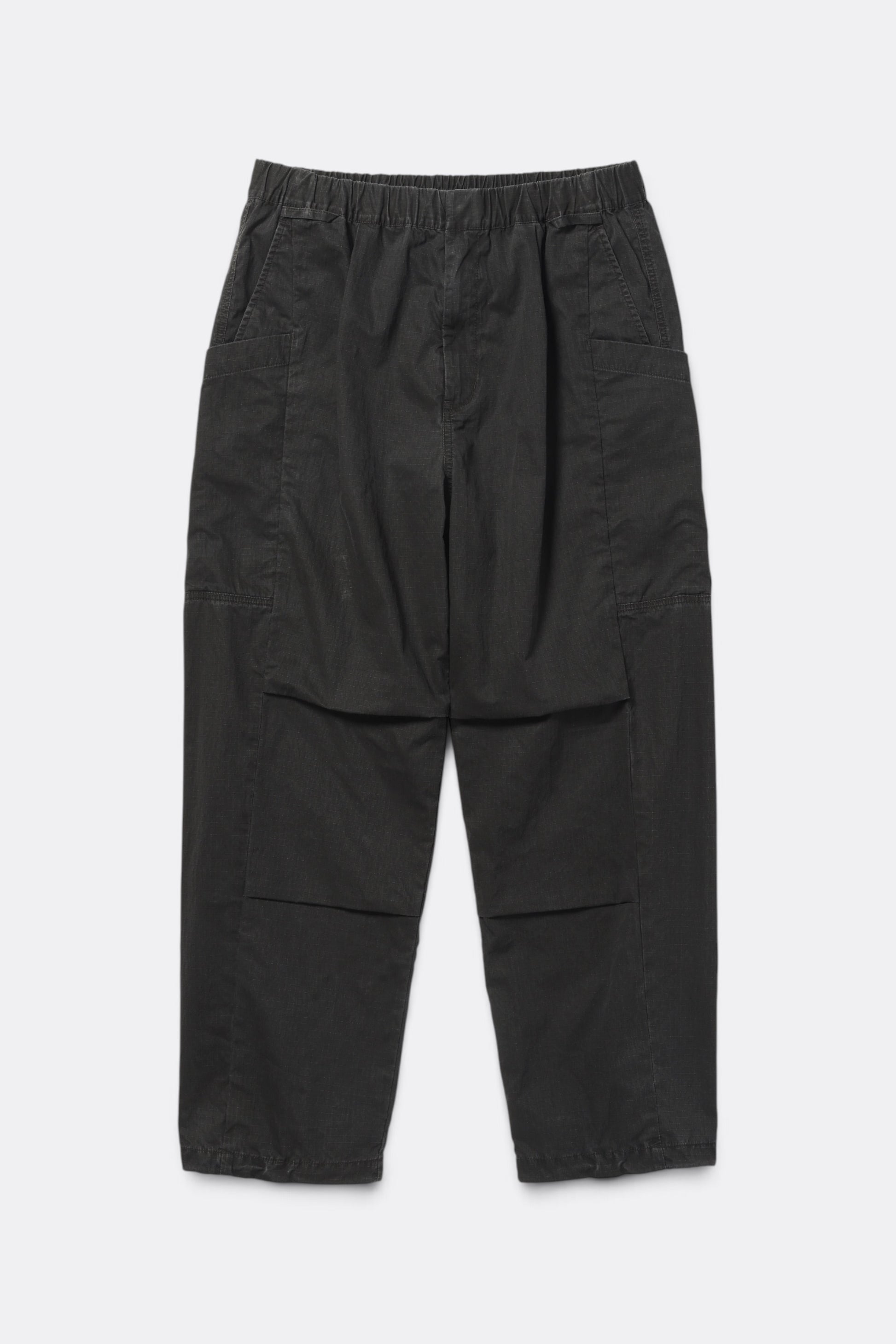 SNOW PEAK Pigment Washed Pants Charcoal | Pantalon Ripstop Coton Délavé | Edgar Bdx