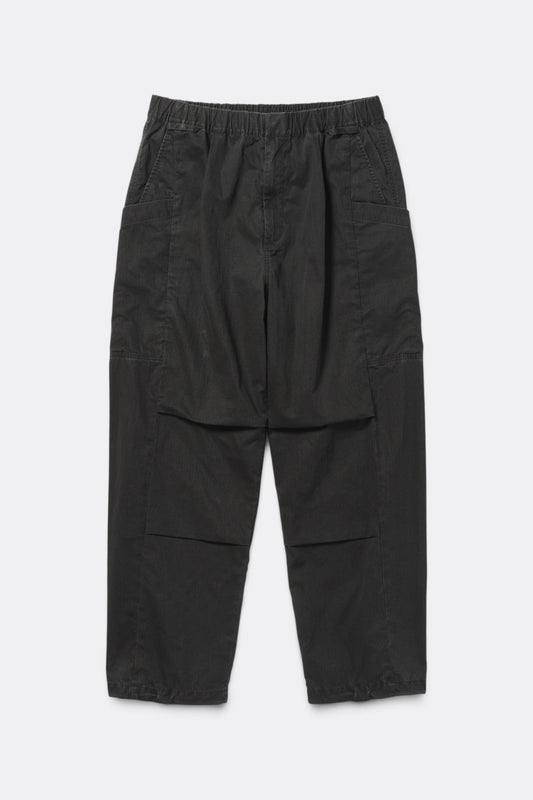 SNOW PEAK Pigment Washed Pants Charcoal | Pantalon Ripstop Coton Délavé | Edgar Bdx