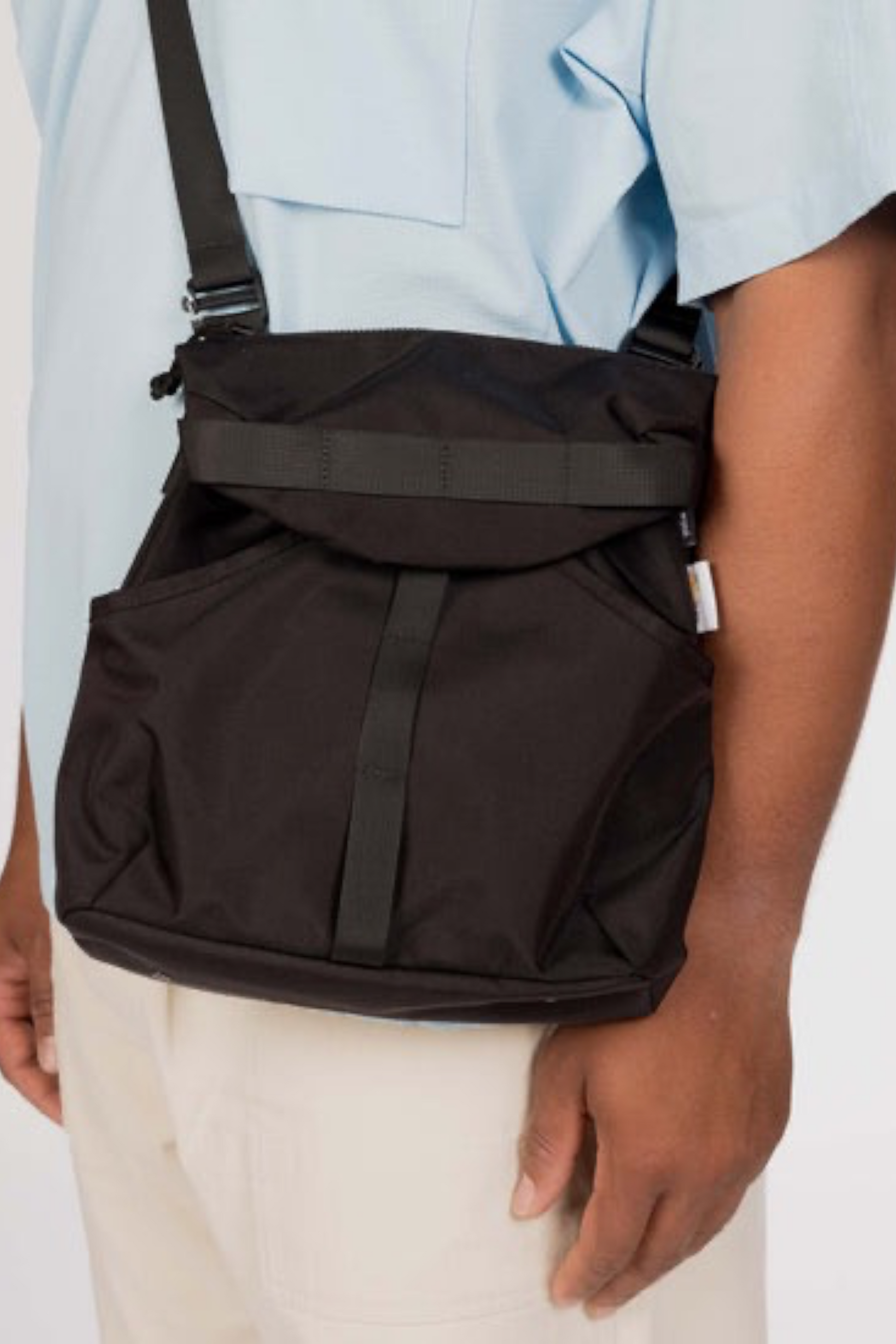 Snow Peak Recycled Cordura Shoulder Bag Black | Sac Bandoulière Cordura Recyclé | Edgar Bdx