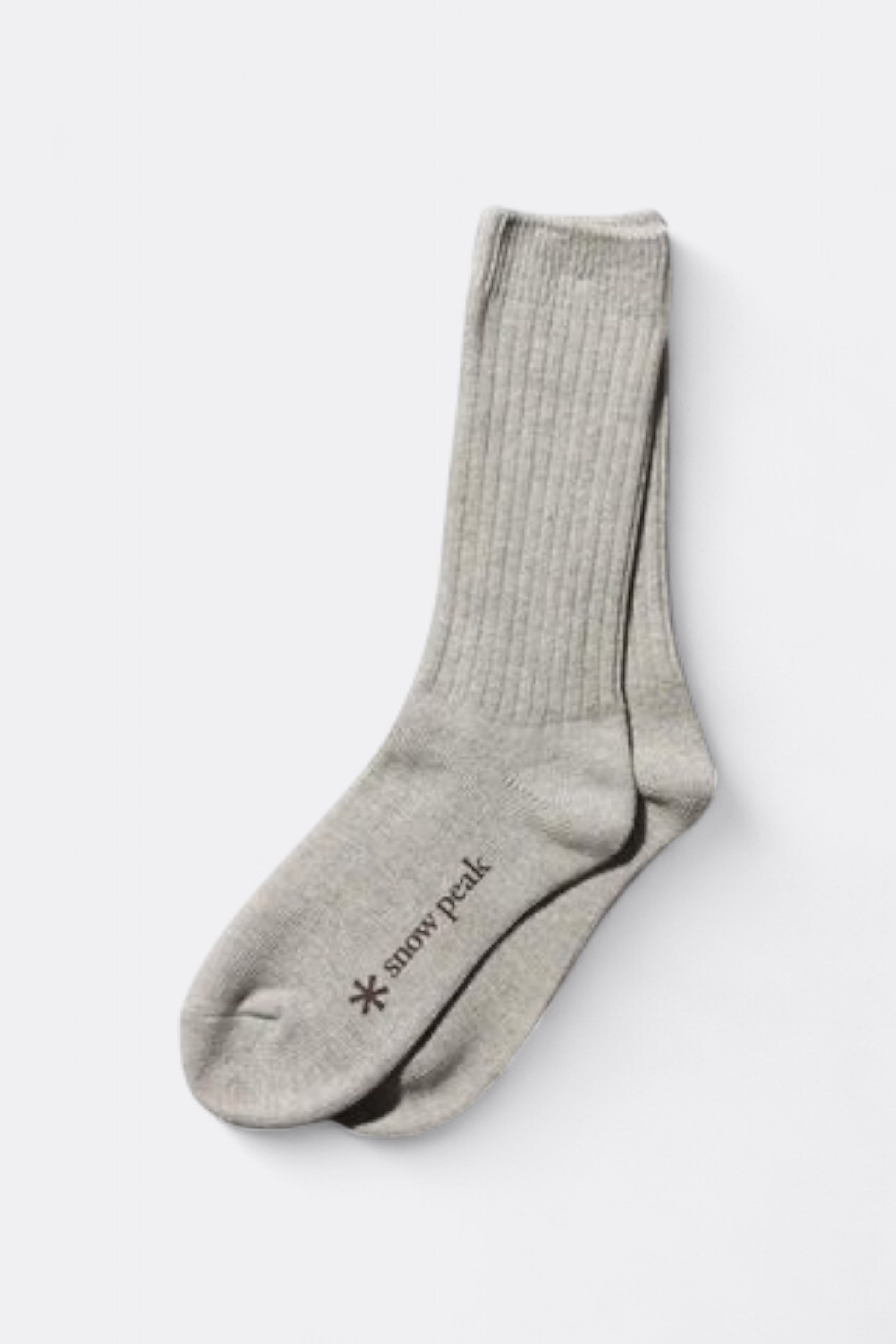 Snow Peak - Recycled Cotton Socks (Marled Grey)